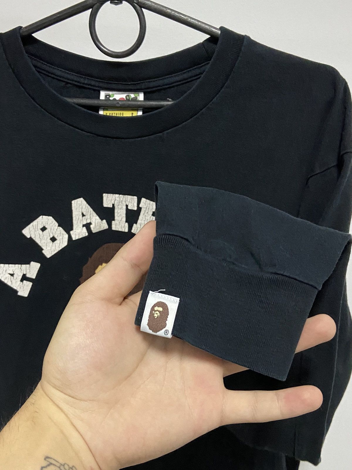 Bape College L/S Tee Size US L / EU 52-54 / 3 - 5 Thumbnail
