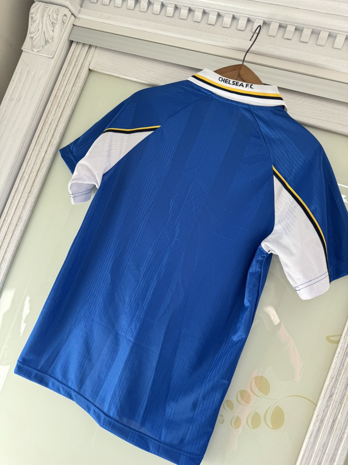 Umbro Vintage Chelsea 1997-1999 Score Draw Home Soccer Jersey Kit Size US S / EU 44-46 / 1 - 8 Thumbnail
