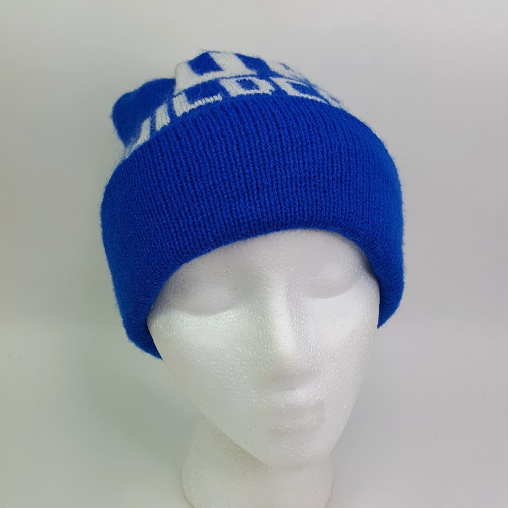 Vintage VINTAGE Kentucky Wildcats UK Knit Beanie Adult One Size Blue Embroidered NCAA 80s College UK Hat Mens Size ONE SIZE - 5 Thumbnail