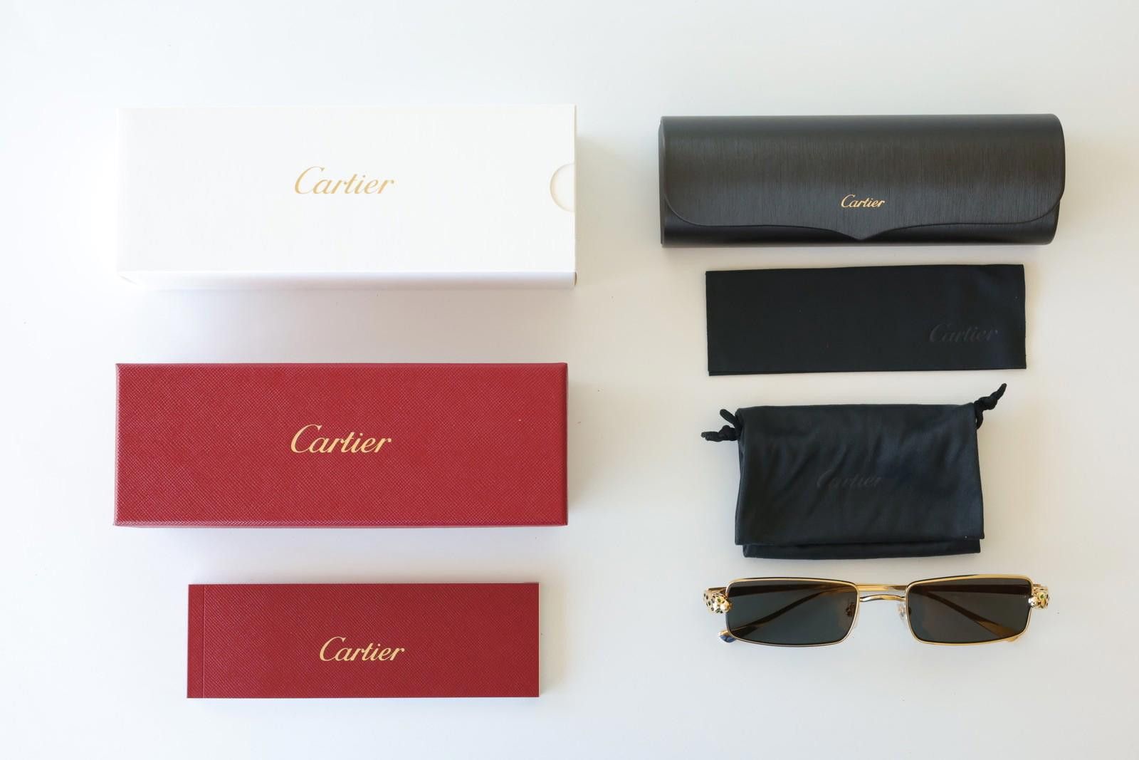 Cartier New Cartier eyewear sunglasses eyeglasses CT0473S 001 gold Size ONE SIZE - 3 Thumbnail
