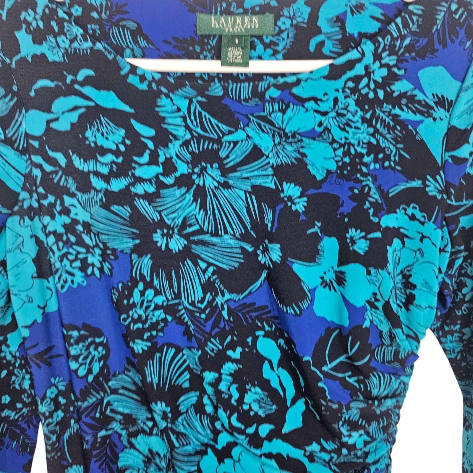 Lauren Ralph Lauren Lauren Ralph Lauren Womens Floral Sheath Dress 2 Career Corp Size XS / US 0-2 / IT 36-38 - 2 Thumbnail