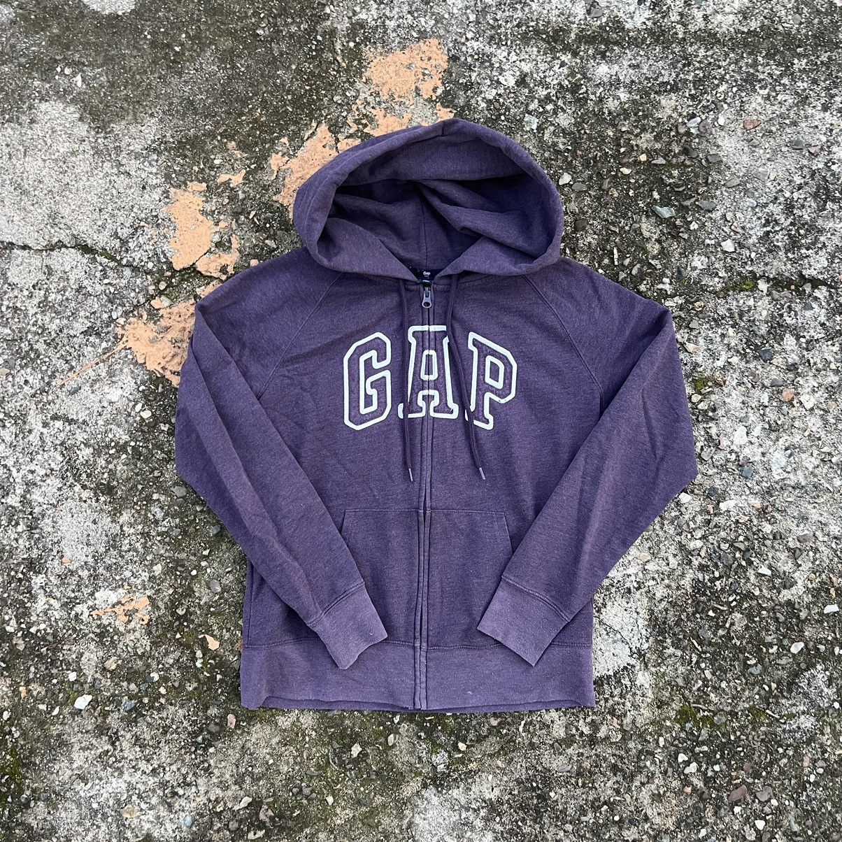 Gap × Vintage Gap Vintage y2k Hoodie Sweatshirt Sweater Zip Up Size S / US 4 / IT 40 - 1 Thumbnail