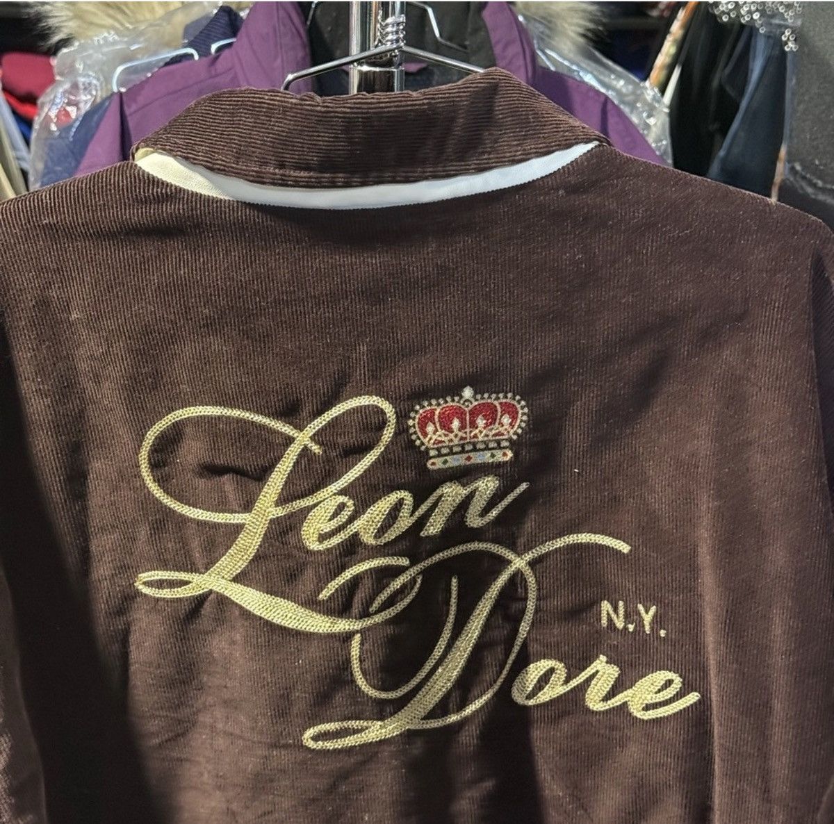 Aime Leon Dore Aime Leon Dore Corduroy Team Jacket Chocolate Brown Mens 2XL Size US XXL / EU 58 / 5 - 5 Thumbnail