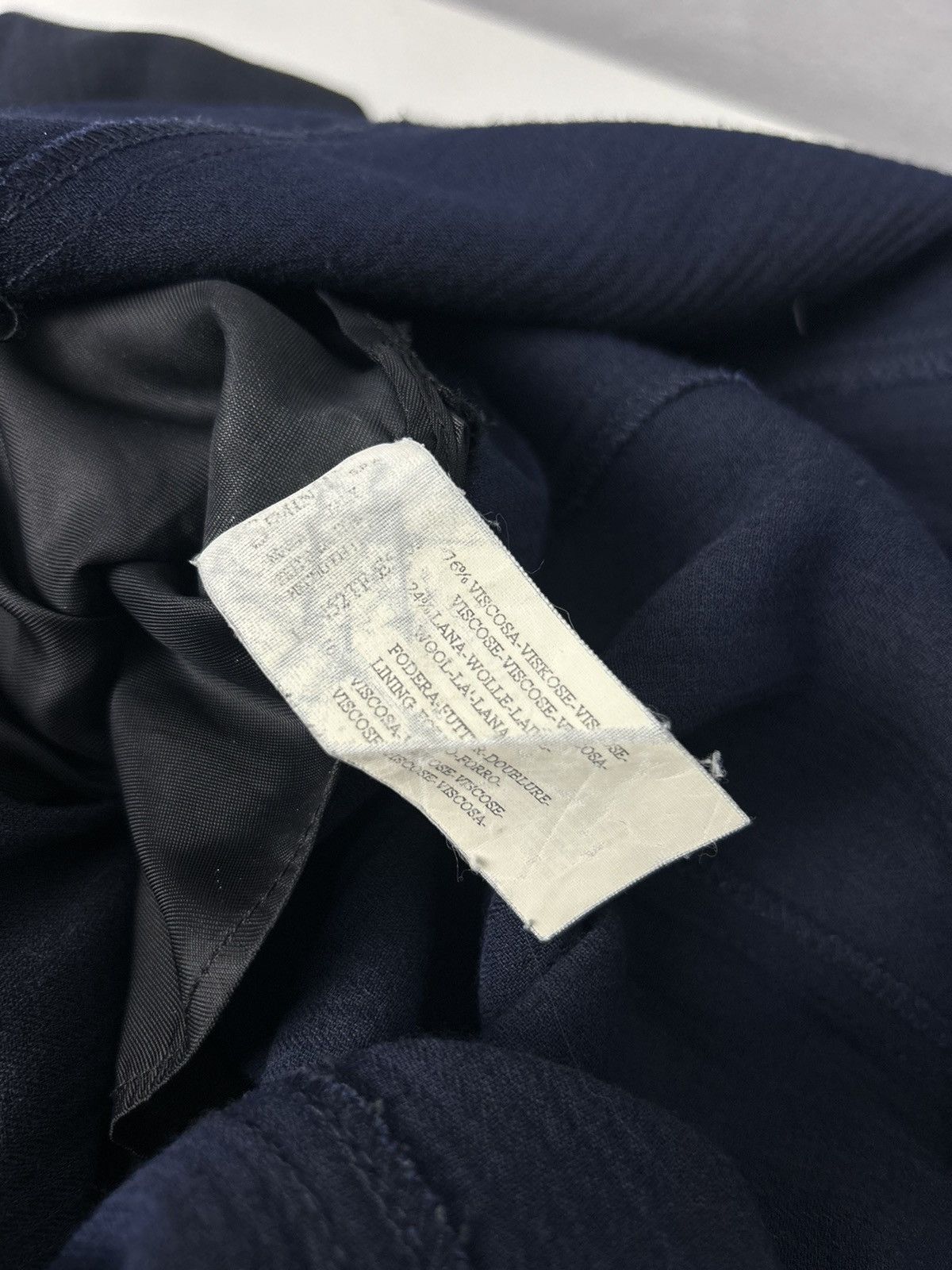 Armani Armani Jeans Women’s Navy Minimalist Blazer Made in Italy Size M / US 6-8 / IT 42-44 - 10 Thumbnail
