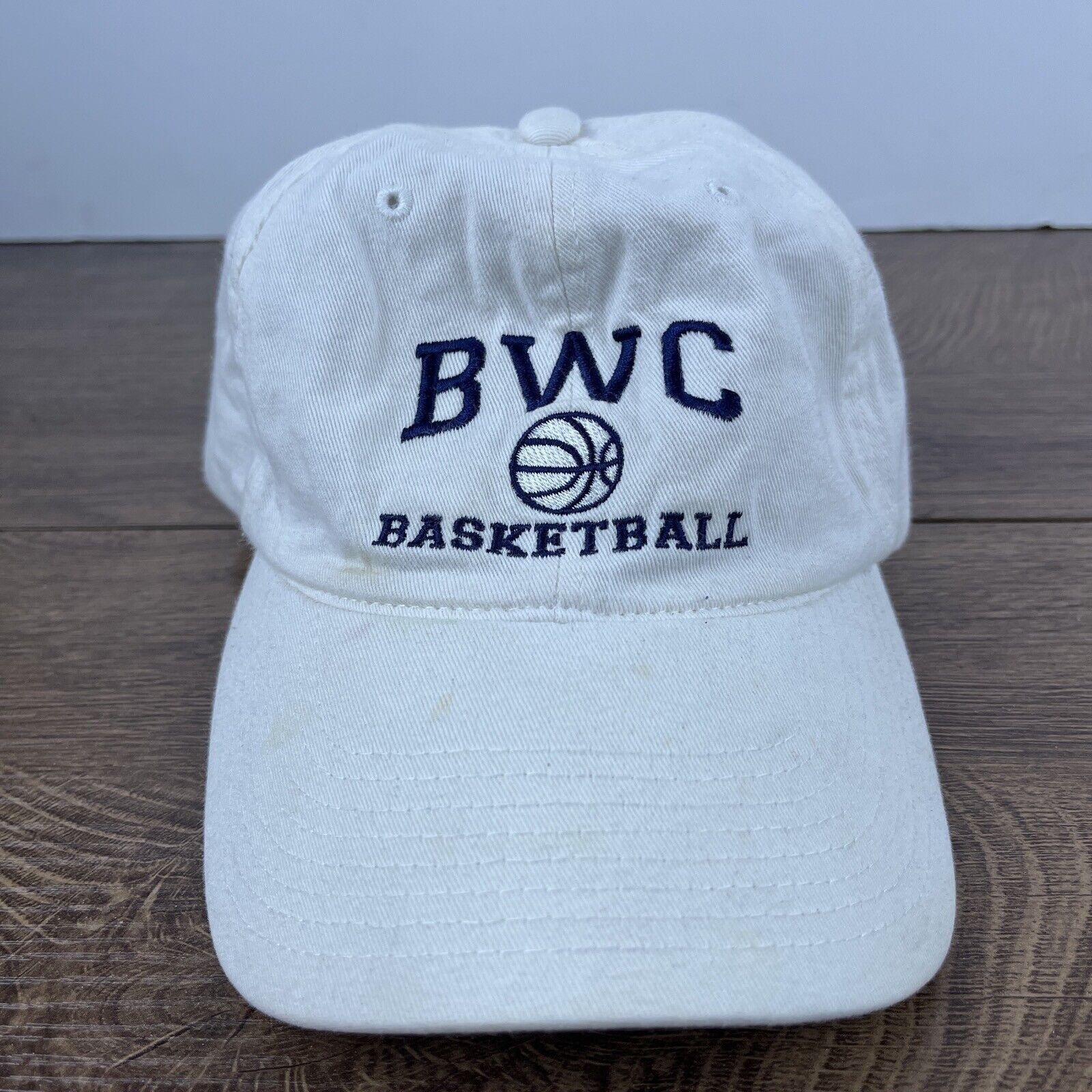 Other BWC Basketball Hat Baldwin Wallace White Adjustable Hat Adul Size ONE SIZE - 4 Thumbnail