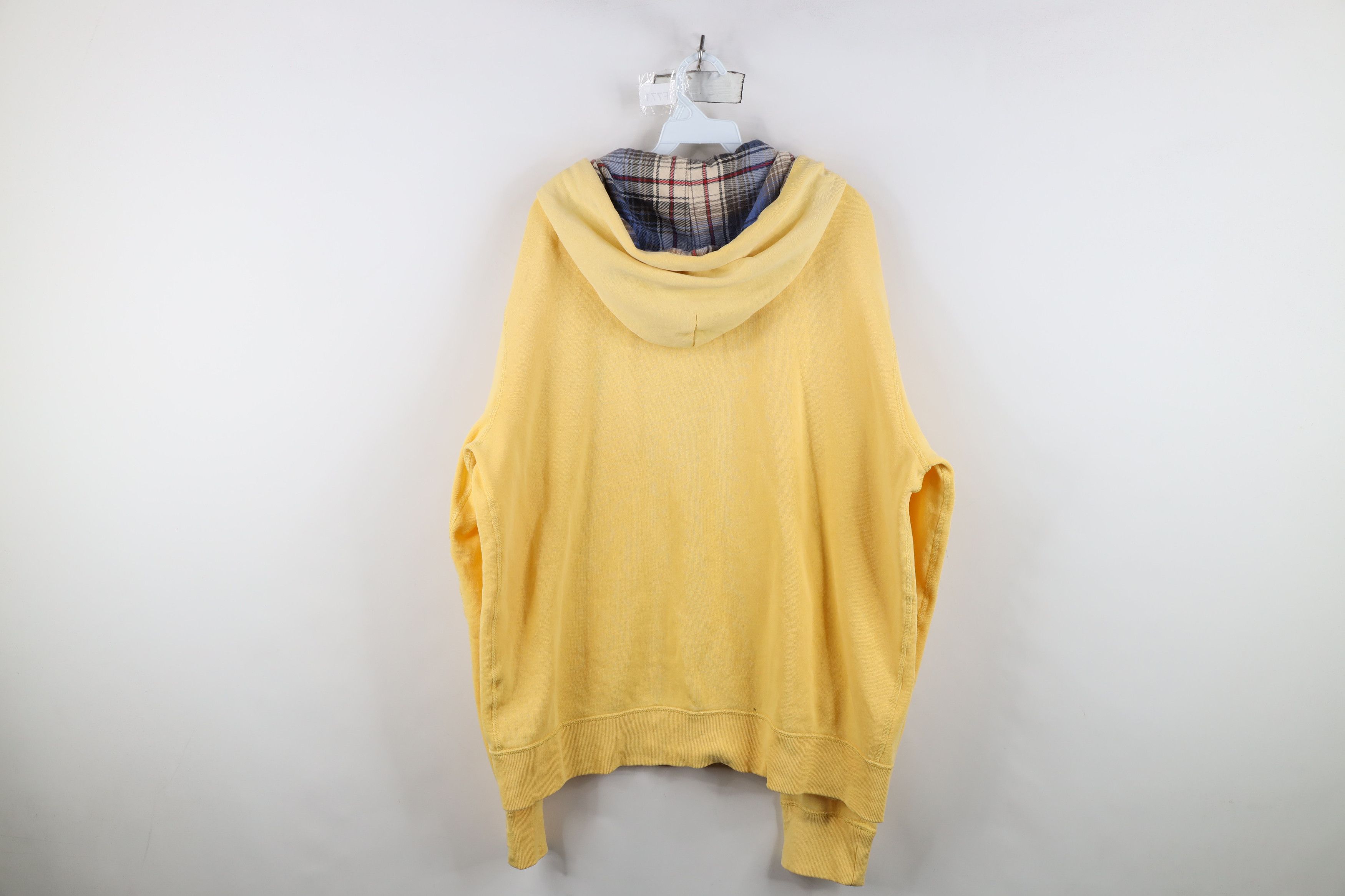 Ralph Lauren Vintage 90s Ralph Lauren Full Zip Hoodie Sweatshirt Yellow Size US XL / EU 56 / 4 - 13 Thumbnail