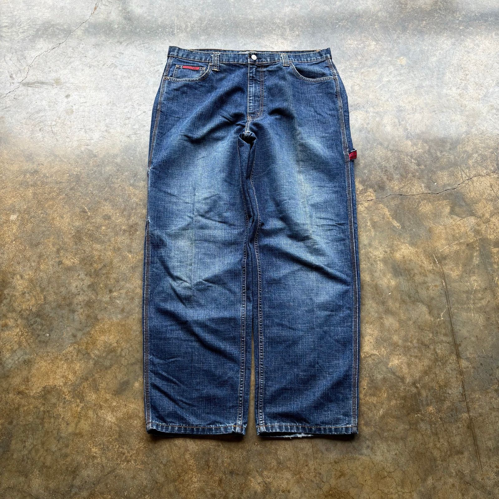 Polo Ralph Lauren Crazy Vintage Baggy Y2K Embroidered Polo Jeans Size US 38 / EU 54 - 4 Thumbnail