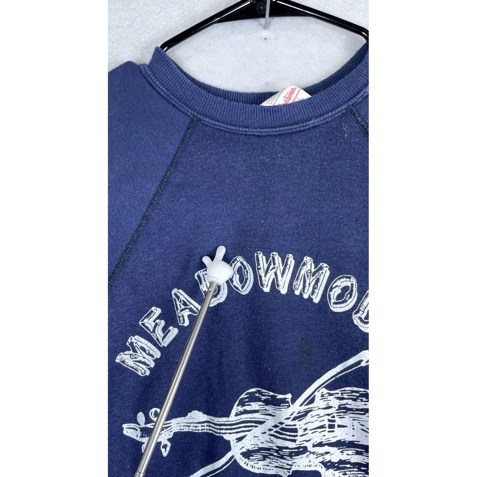 Vintage VINTAGE Sportswear Sweatshirt Mens Small Blue Meadowmount Violin Music Graphic Size US S / EU 44-46 / 1 - 6 Thumbnail