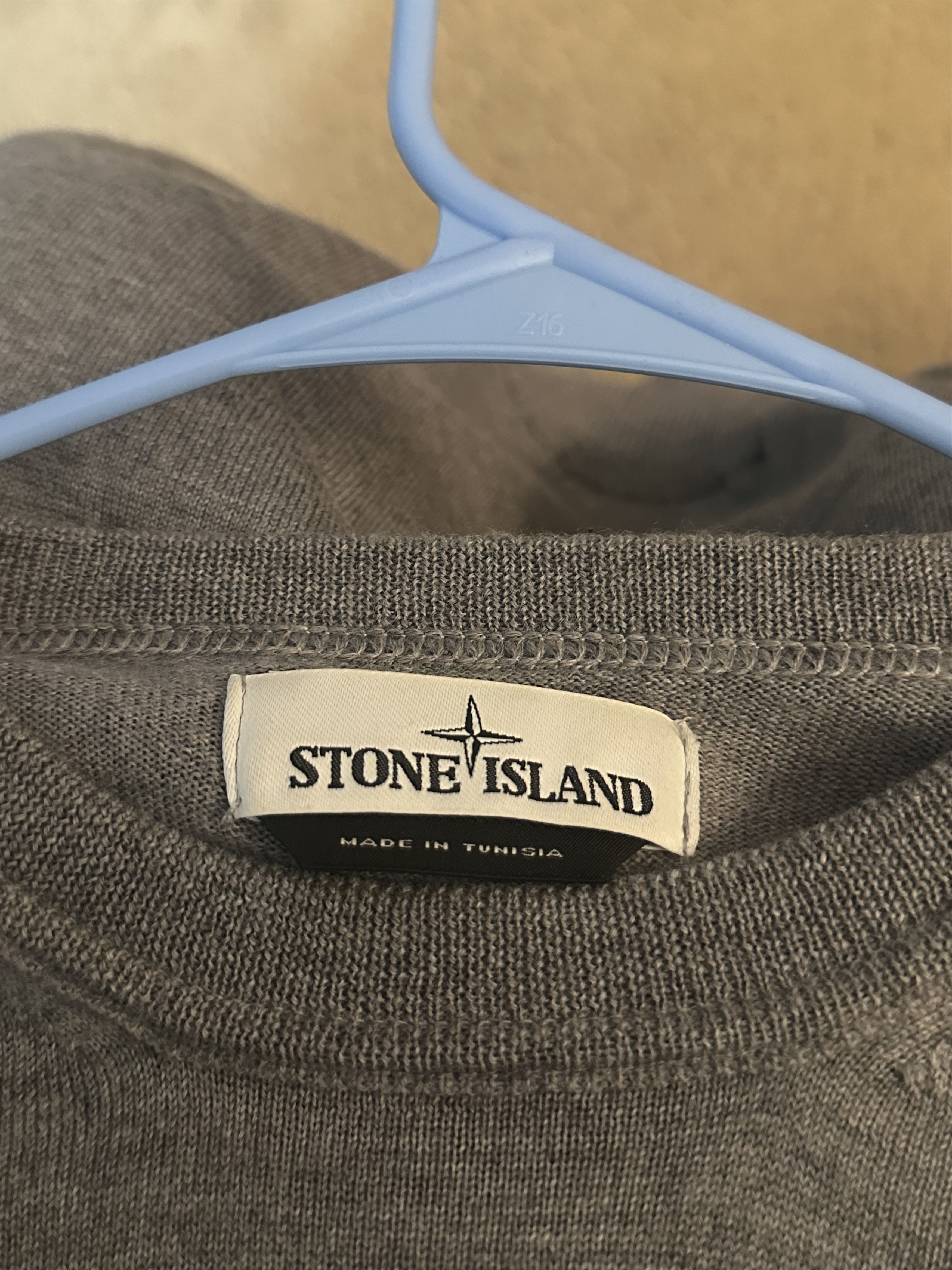 Stone Island Stone Island Grey Wool Sweater Size US S / EU 44-46 / 1 - 3 Thumbnail