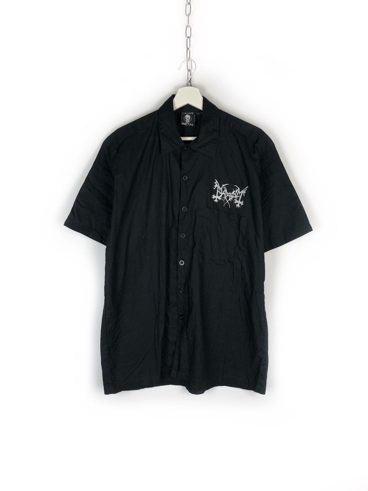 Band Tees Heavy Metal Shirt Vintage Emvroidered Black Rock size L Size US L / EU 52-54 / 3 - 1 Thumbnail