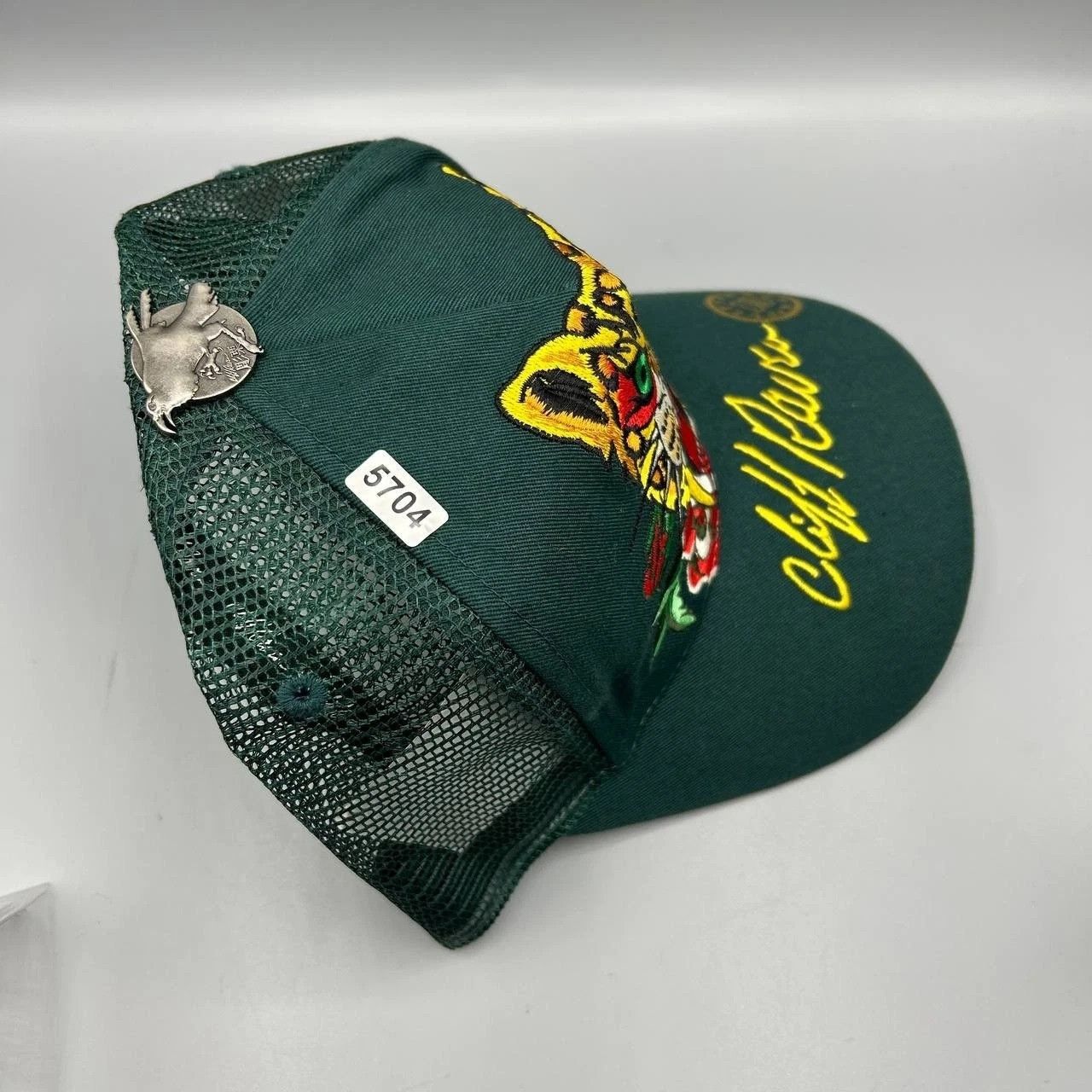 Other Vintage Cliff Raven Ed Hardy Japanese tattoo Snap back 90s Size ONE SIZE - 8 Thumbnail