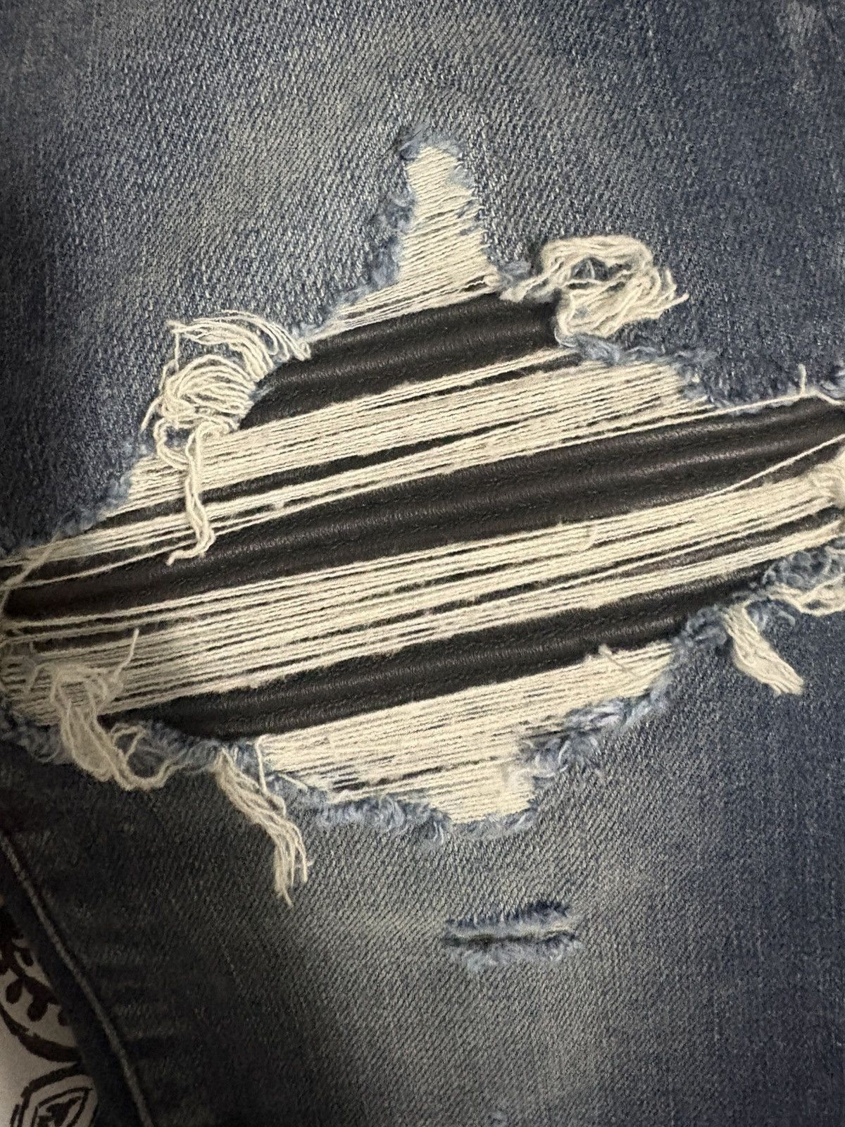 Amiri Amiri Mx1 Dark Indigo Jeans Size US 31 - 3 Thumbnail