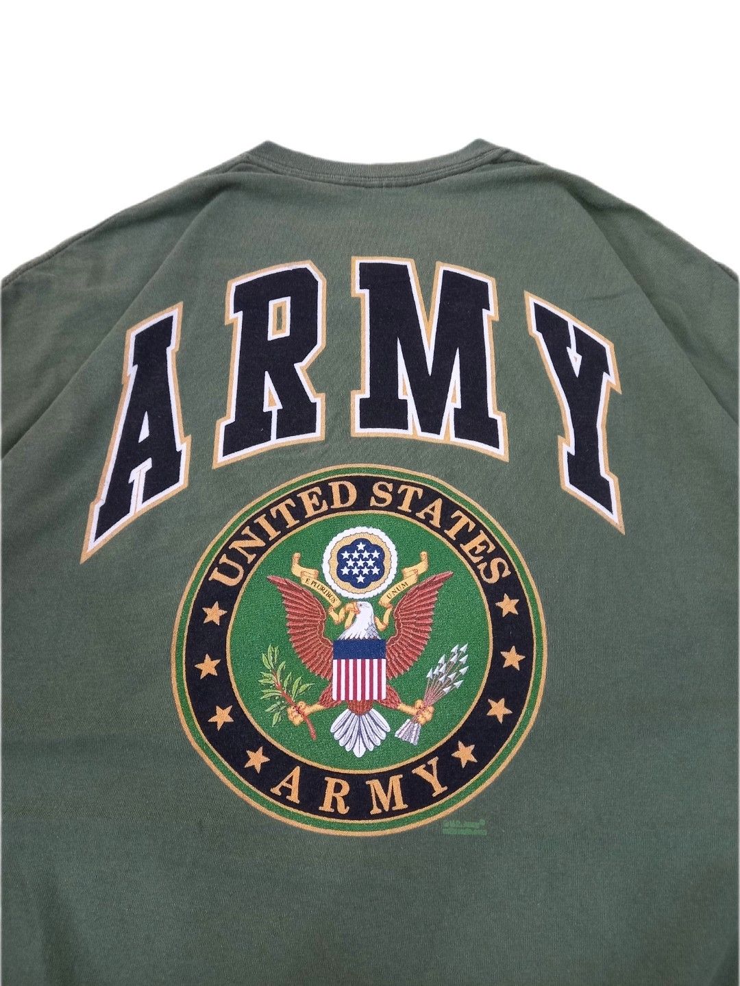 Vintage Vintage Y2K U.S ARMY Big Backhit Tee Size US XXL / EU 58 / 5 - 3 Thumbnail