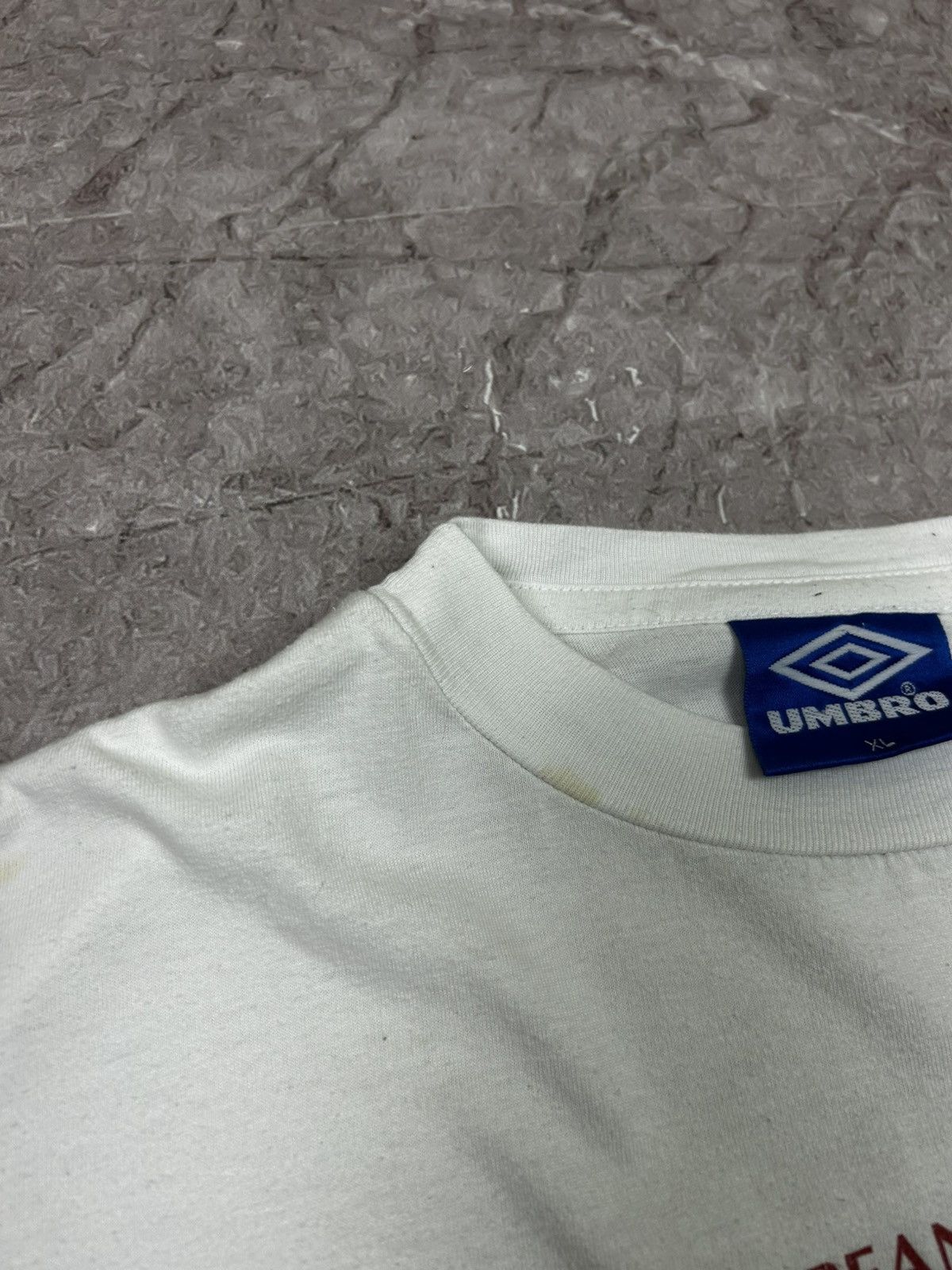 Umbro Vintage T-Shirt 90s Umbro England National Team Big Logo Size US XL / EU 56 / 4 - 6 Thumbnail