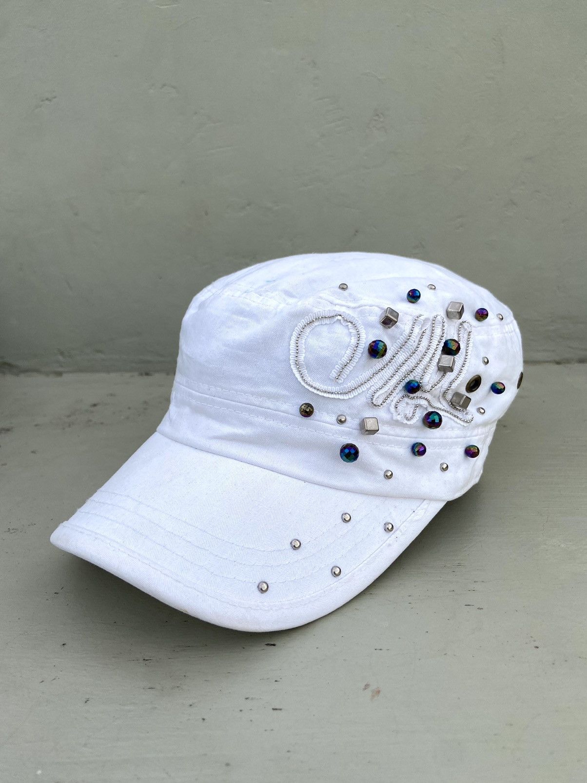 Le Grande Bleu (L.G.B.) 2000s button studded patrol hat Size ONE SIZE - 2 Thumbnail