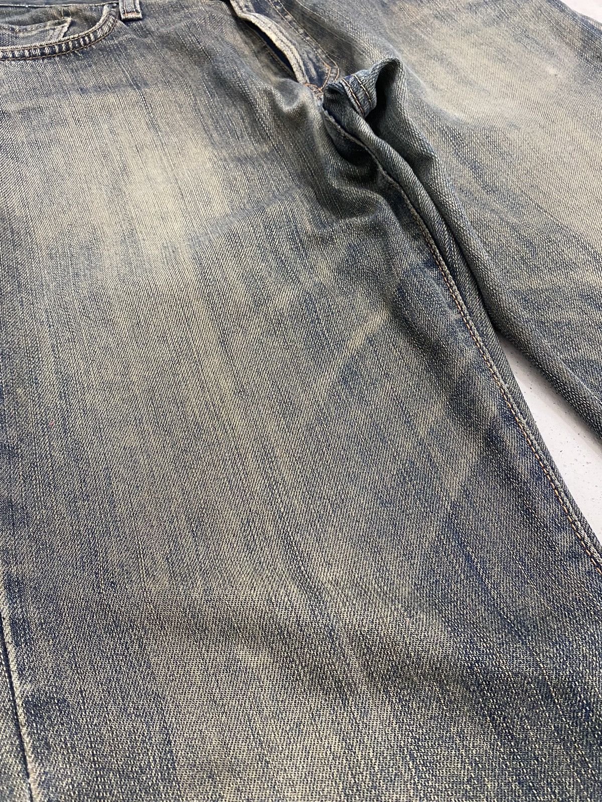 Edwin × Japanese Brand Edwin 404 Denim Baggy Loose Fit Washed Distressed Size US 32 / EU 48 - 7 Thumbnail