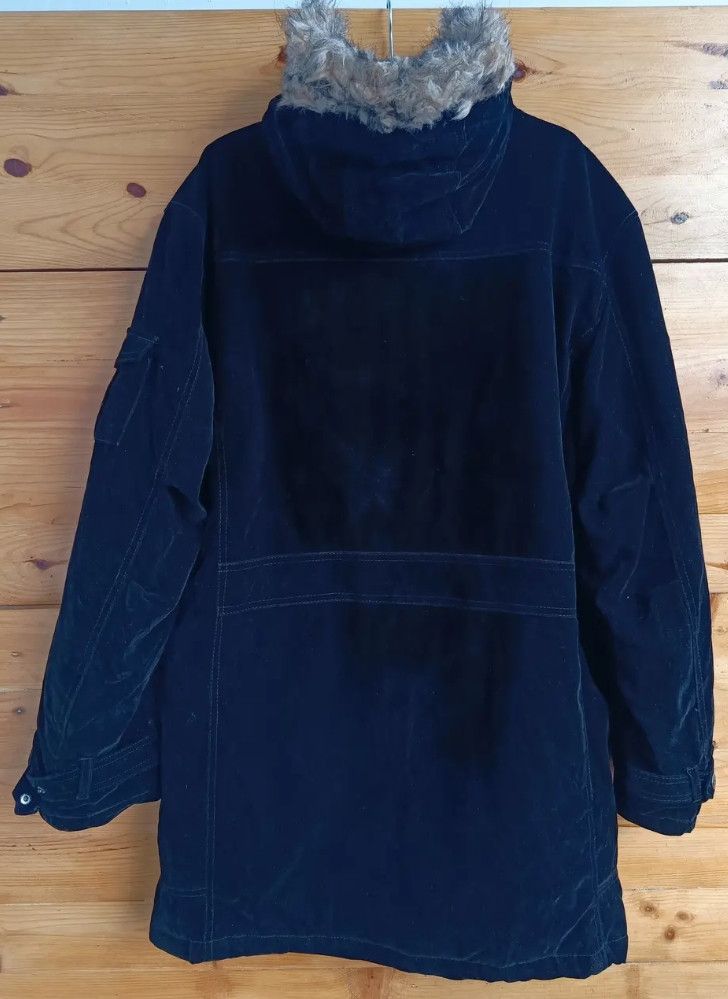 14th Addiction Black Fur Coat Velour Jacket Size US L / EU 52-54 / 3 - 2 Thumbnail
