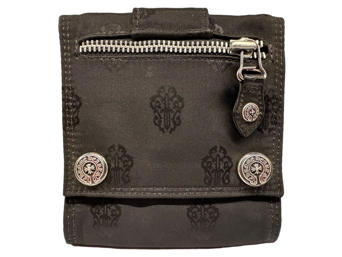 Chrome Hearts Chrome hearts 3 fold nylon wallet | Grailed