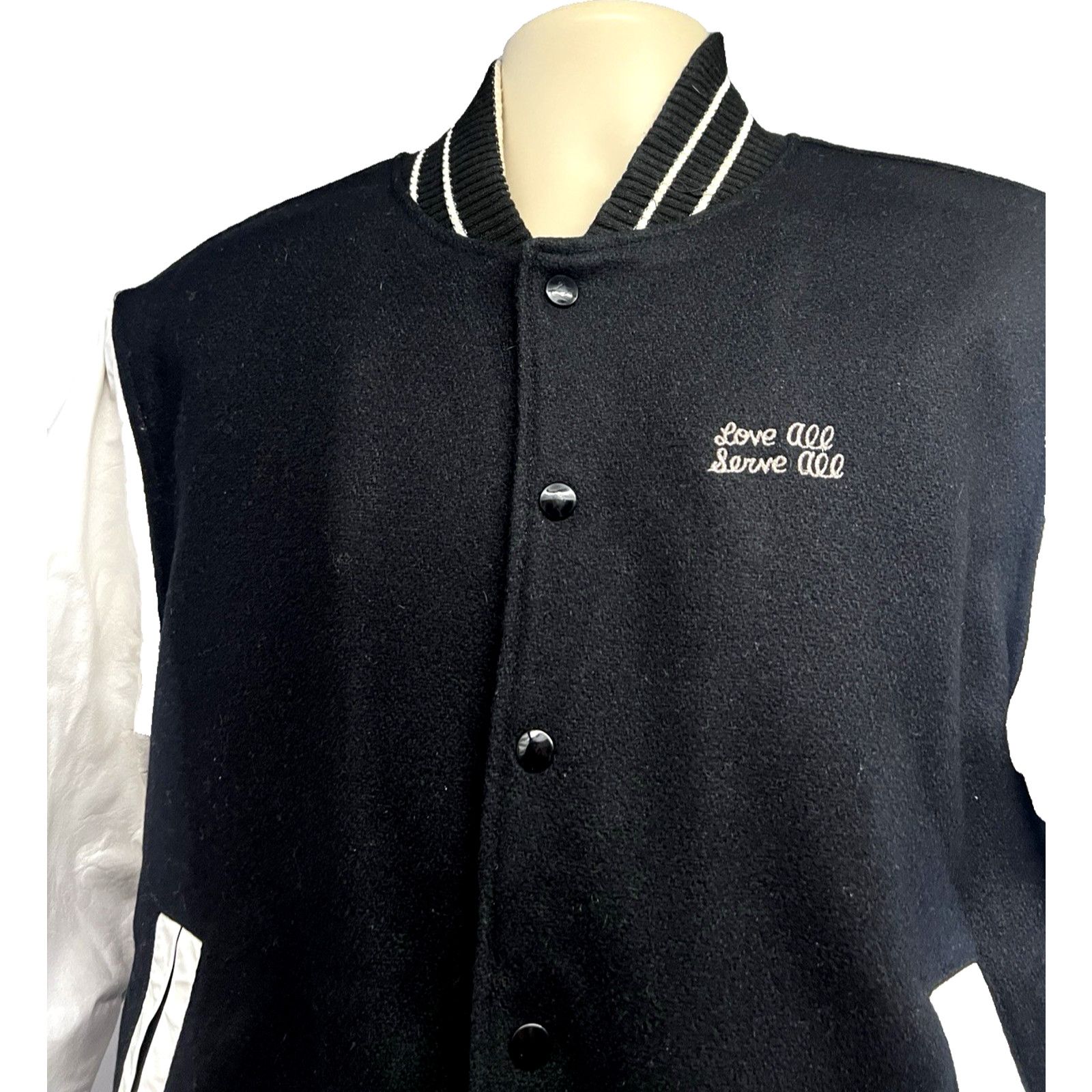 Hard Rock Cafe Hard Rock Cafe Las Vegas Bomber Letterman Jacket Mens Small Size US S / EU 44-46 / 1 - 5 Thumbnail