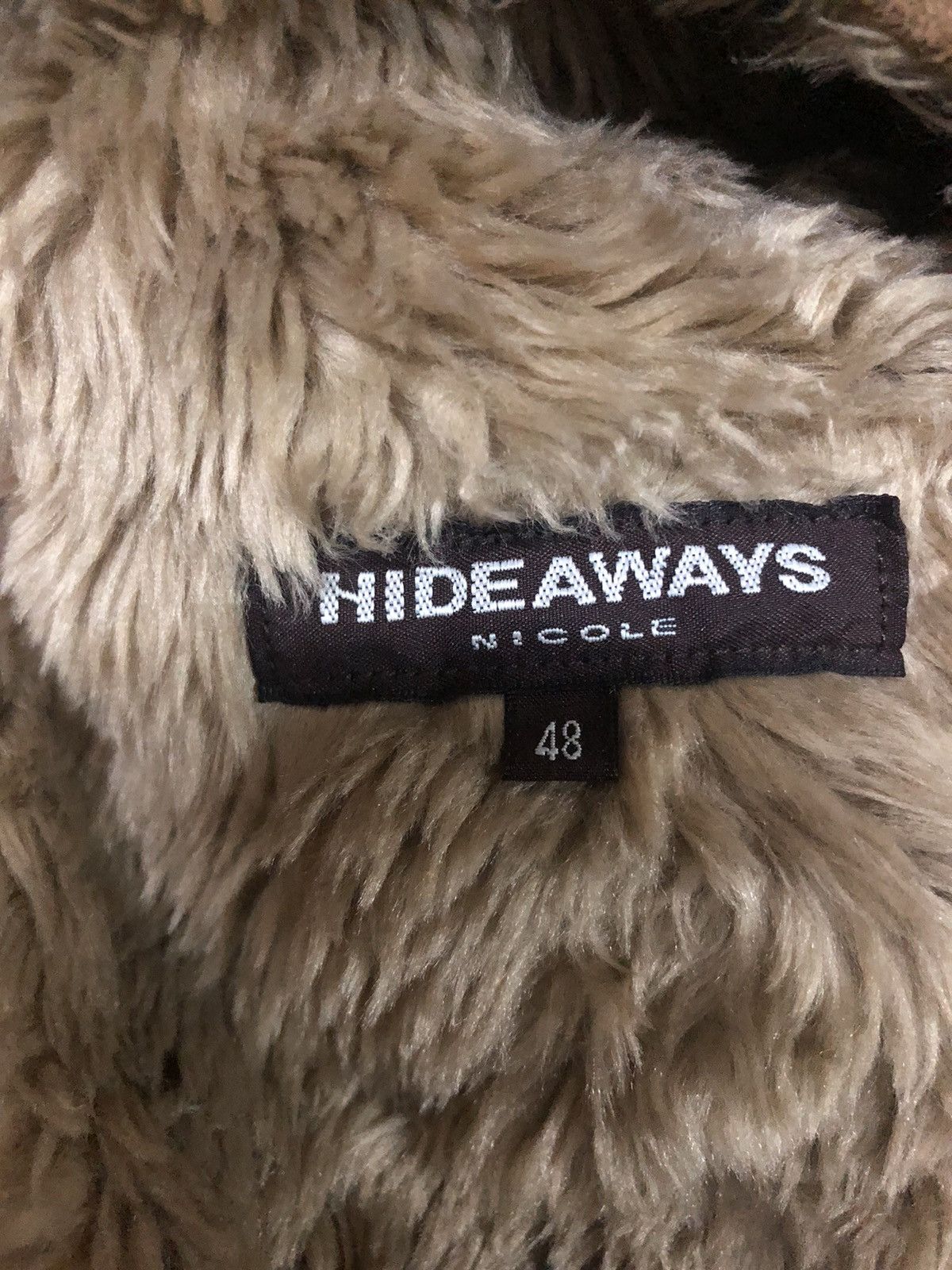 If Six Was Nine × Le Grande Bleu (L.G.B.) × Nicole Club Hideaway Nicole mole skin Shearling Cozy Jacket Size US M / EU 48-50 / 2 - 3 Thumbnail