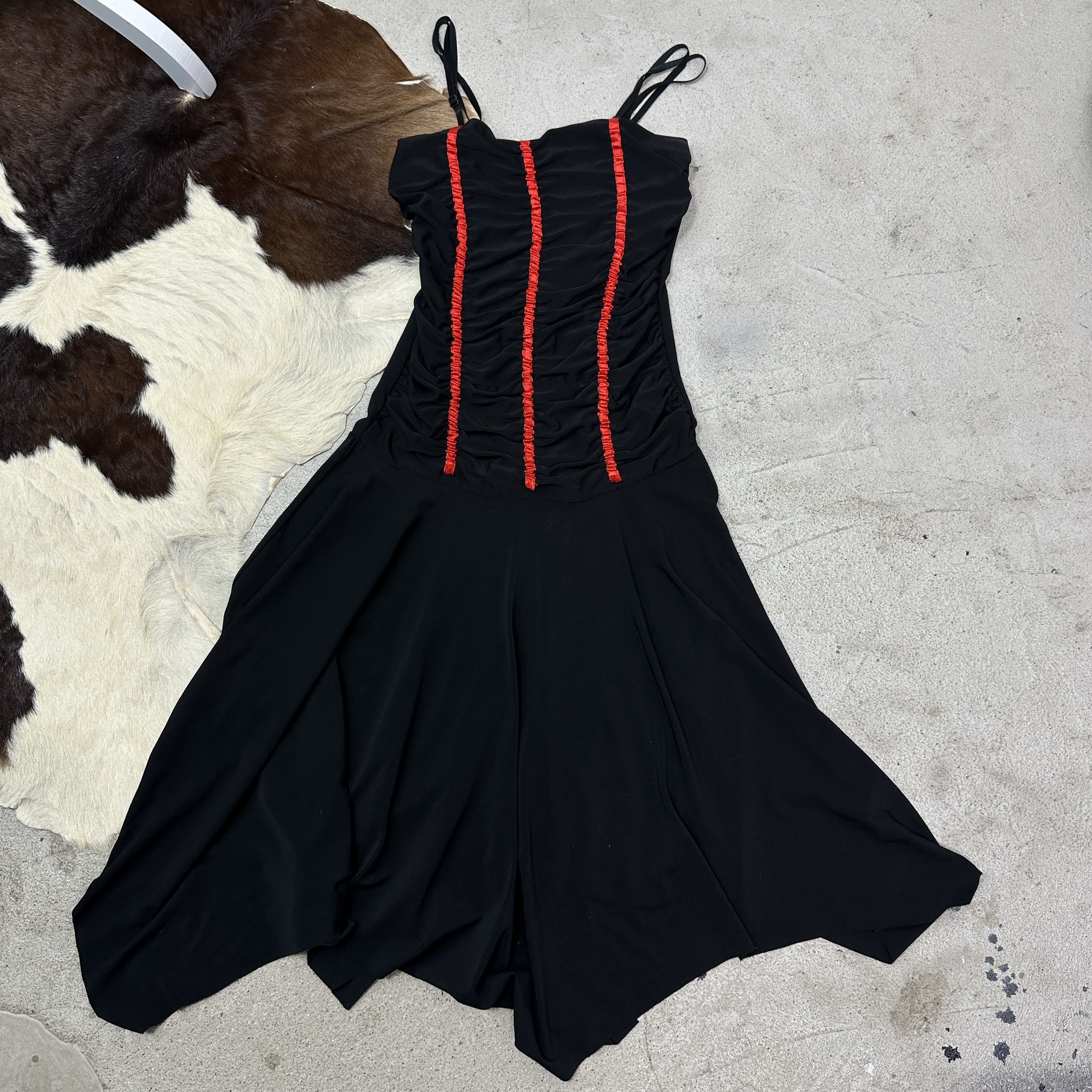 Vintage Vintage Avant Garde Goth Retro Asymmetrical Dres Y2K Size S / US 4 / IT 40 - 2 Thumbnail
