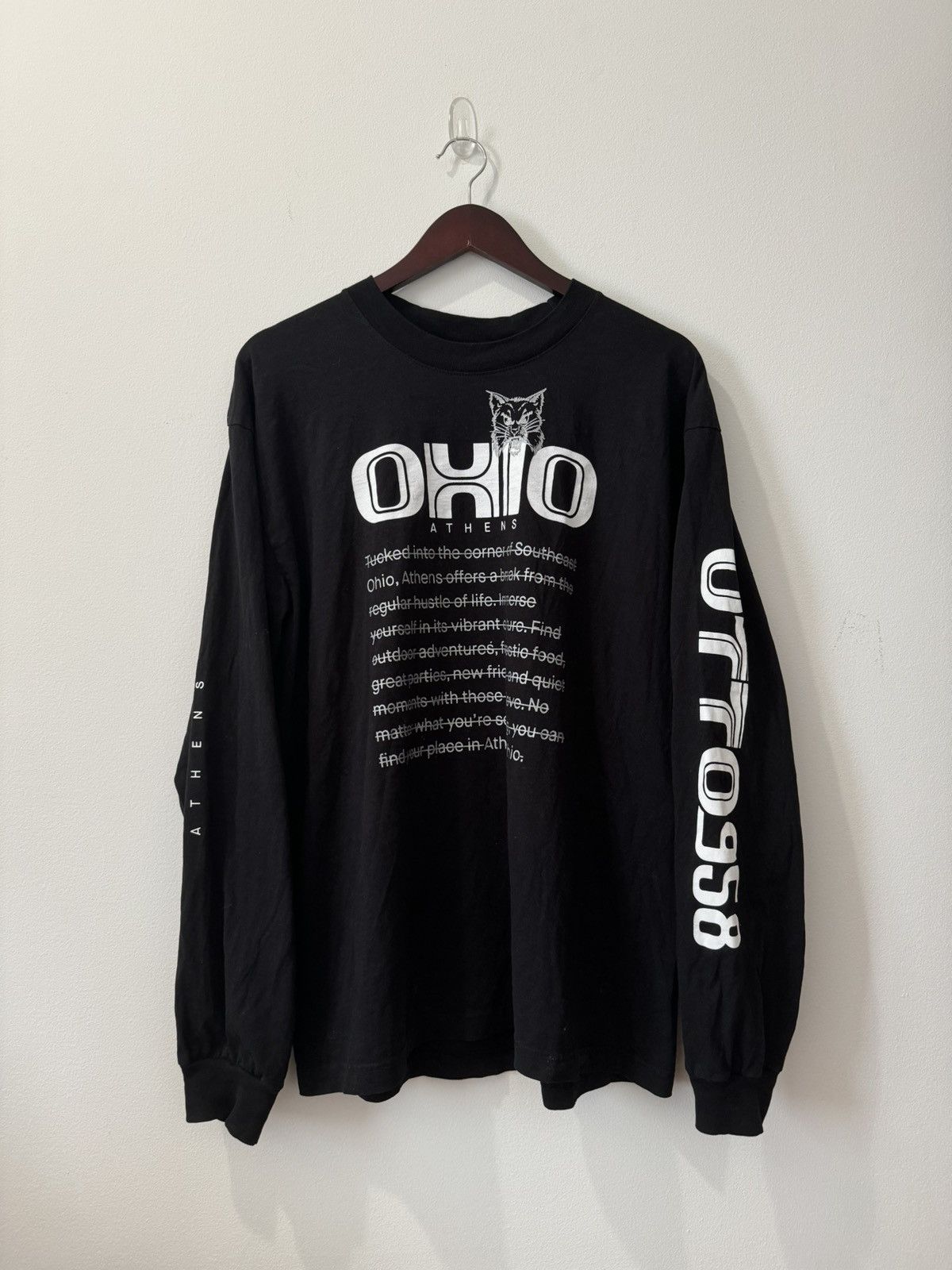 Kiko Kostadinov × OTTO 958 Kiko Kostadinov Otto958 Athens Ohio Longsleeve |  Grailed