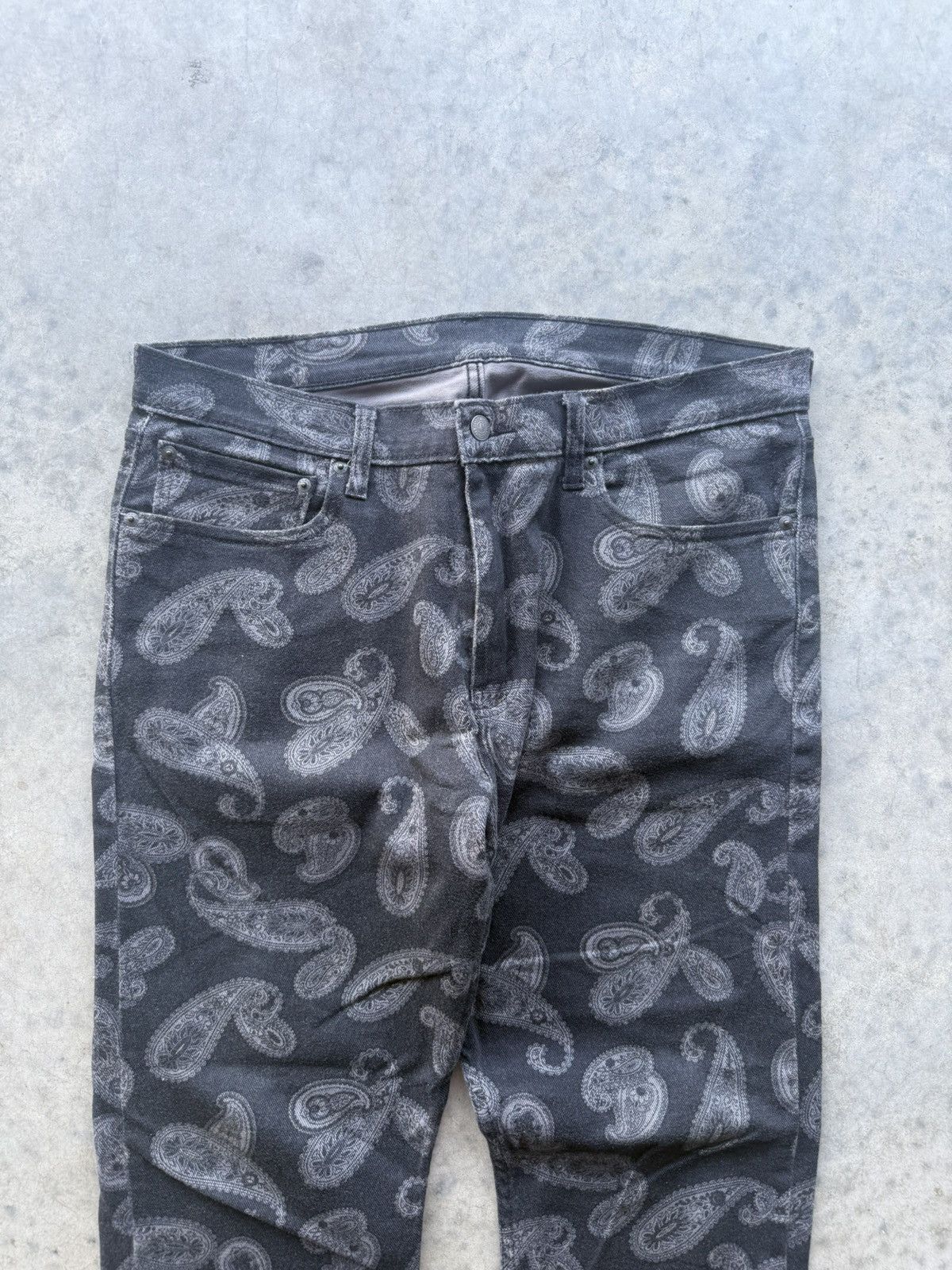 Levi's Vintage Levi’s Paisley Bandana Black Jeans Size US 36 / EU 52 - 2 Thumbnail
