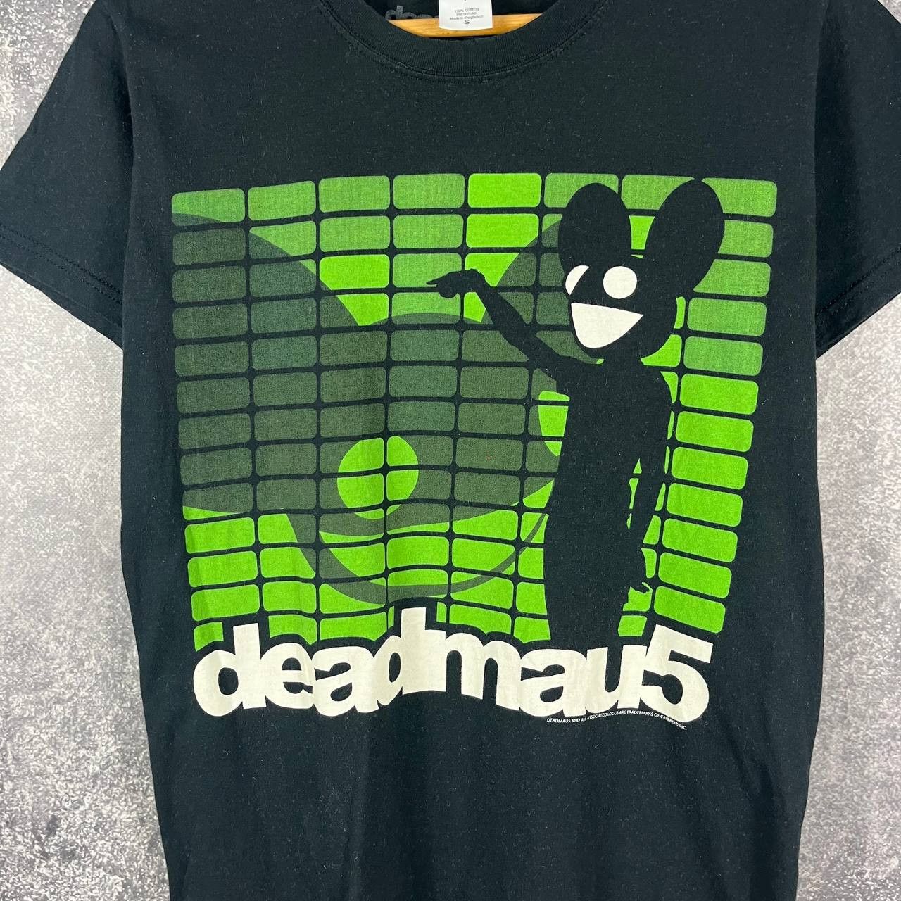 Deadmau5 DJ Green Head Concert T-Shirt Y2K Drip Vintage, image size:1280x1280