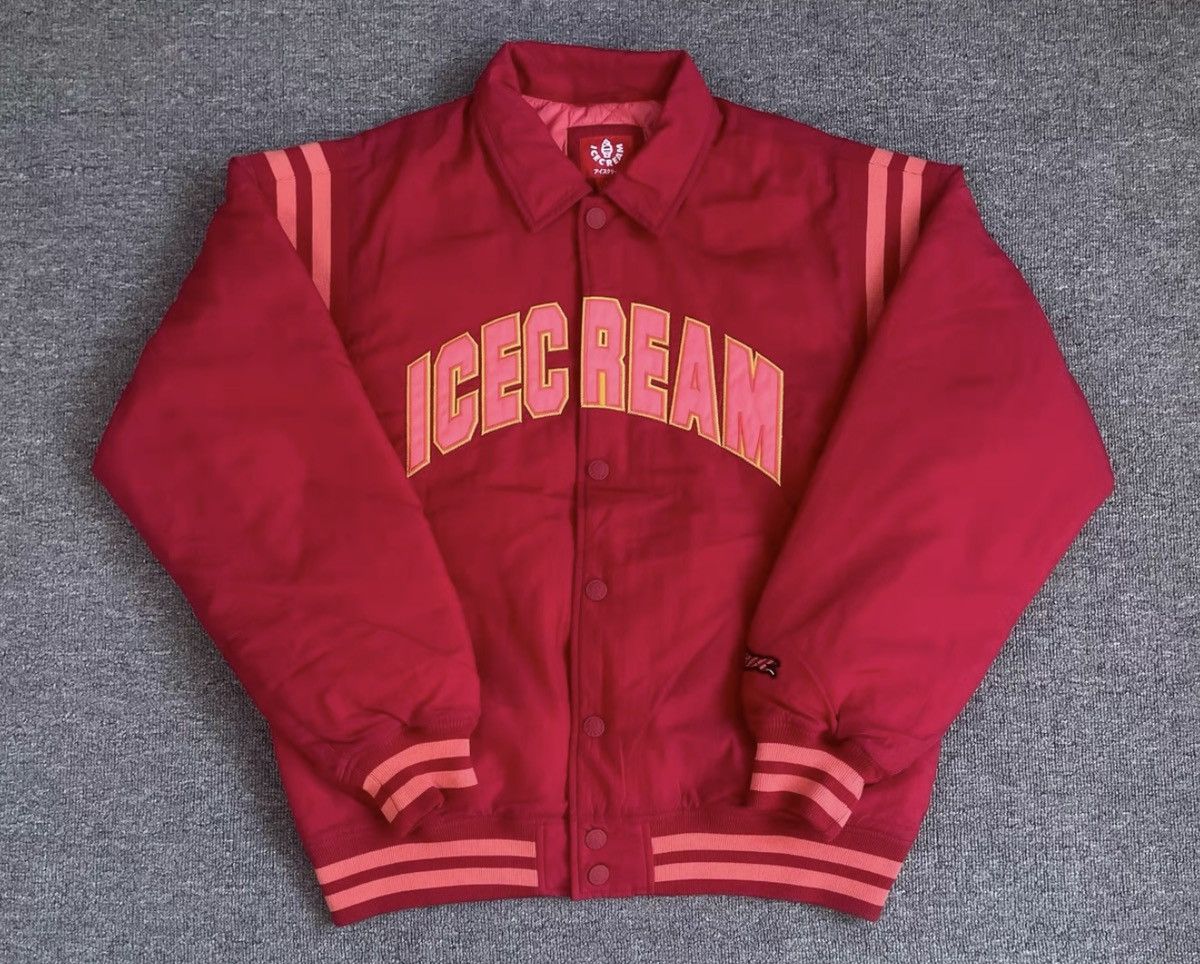 Billionaire Boys Club BBC ICECREAM Embroidered Baseball Jacket coat bober Size US L / EU 52-54 / 3 - 1 Thumbnail