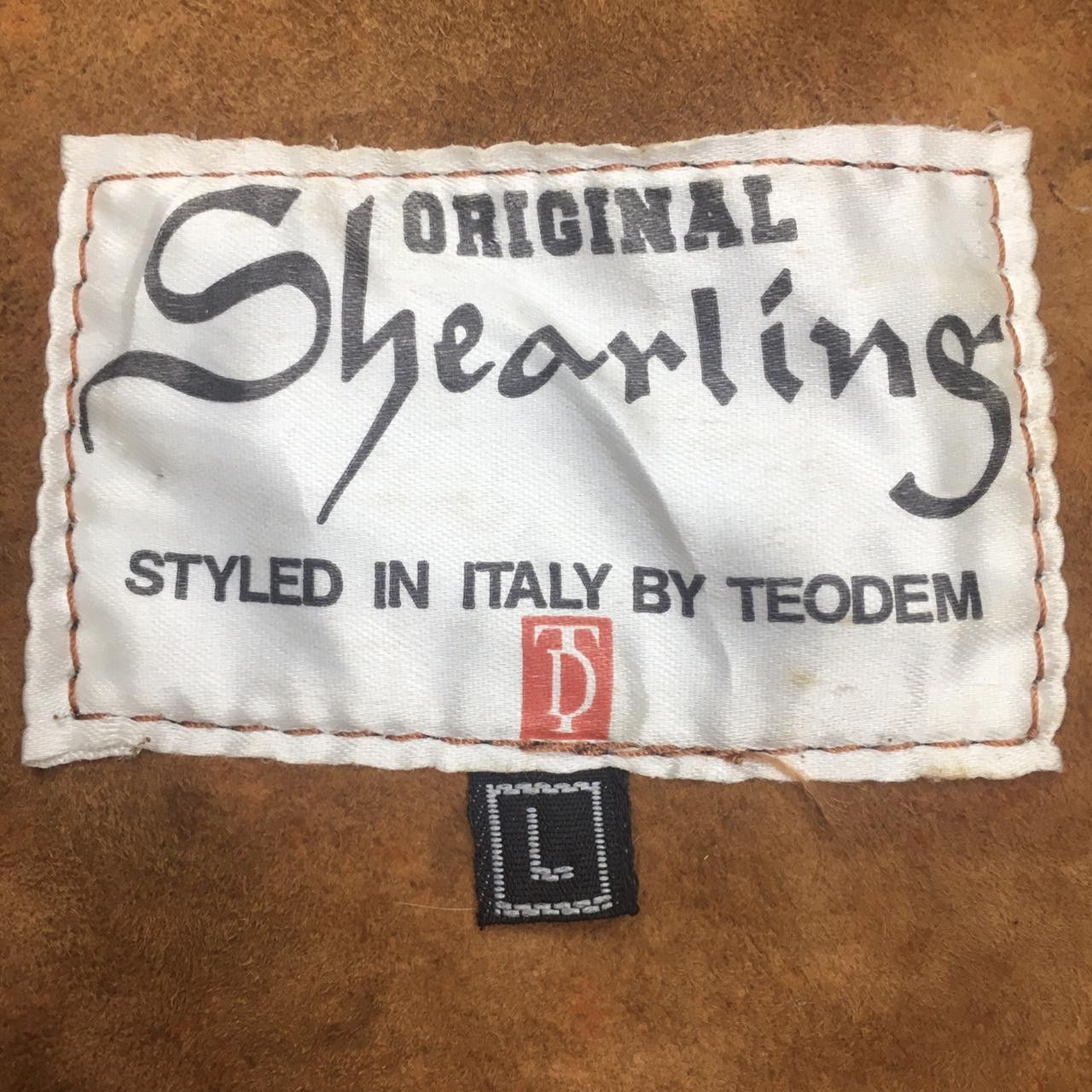 Vintage Vtg ORIGINAL SHEARLING Genuine Suede Jacket Coat Style Size US L / EU 52-54 / 3 - 4 Thumbnail