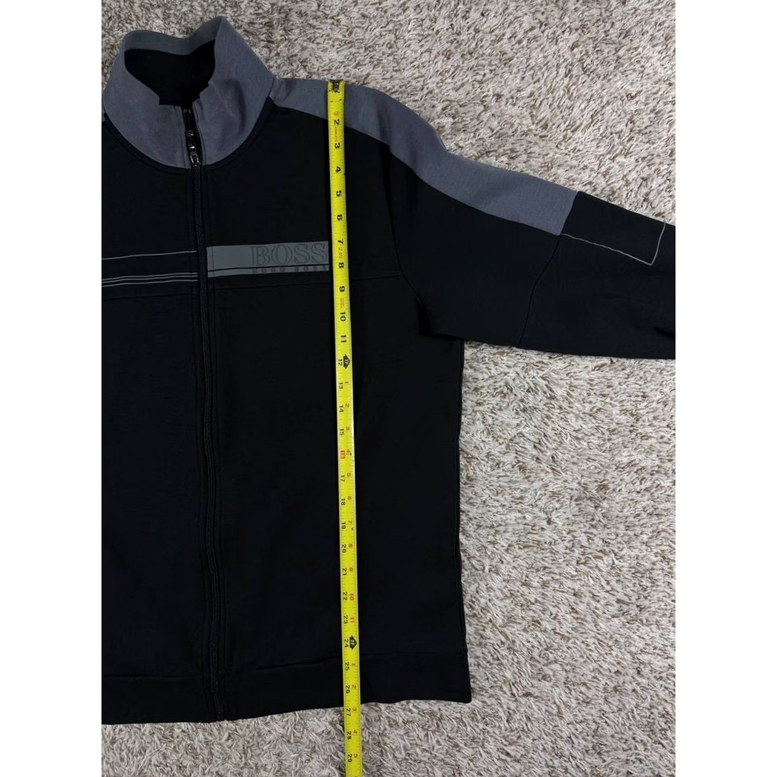 Hugo Boss HUGO BOSS Track Jacket Full Zip Colorblock Black Men's XL Size Size US XL / EU 56 / 4 - 5 Thumbnail