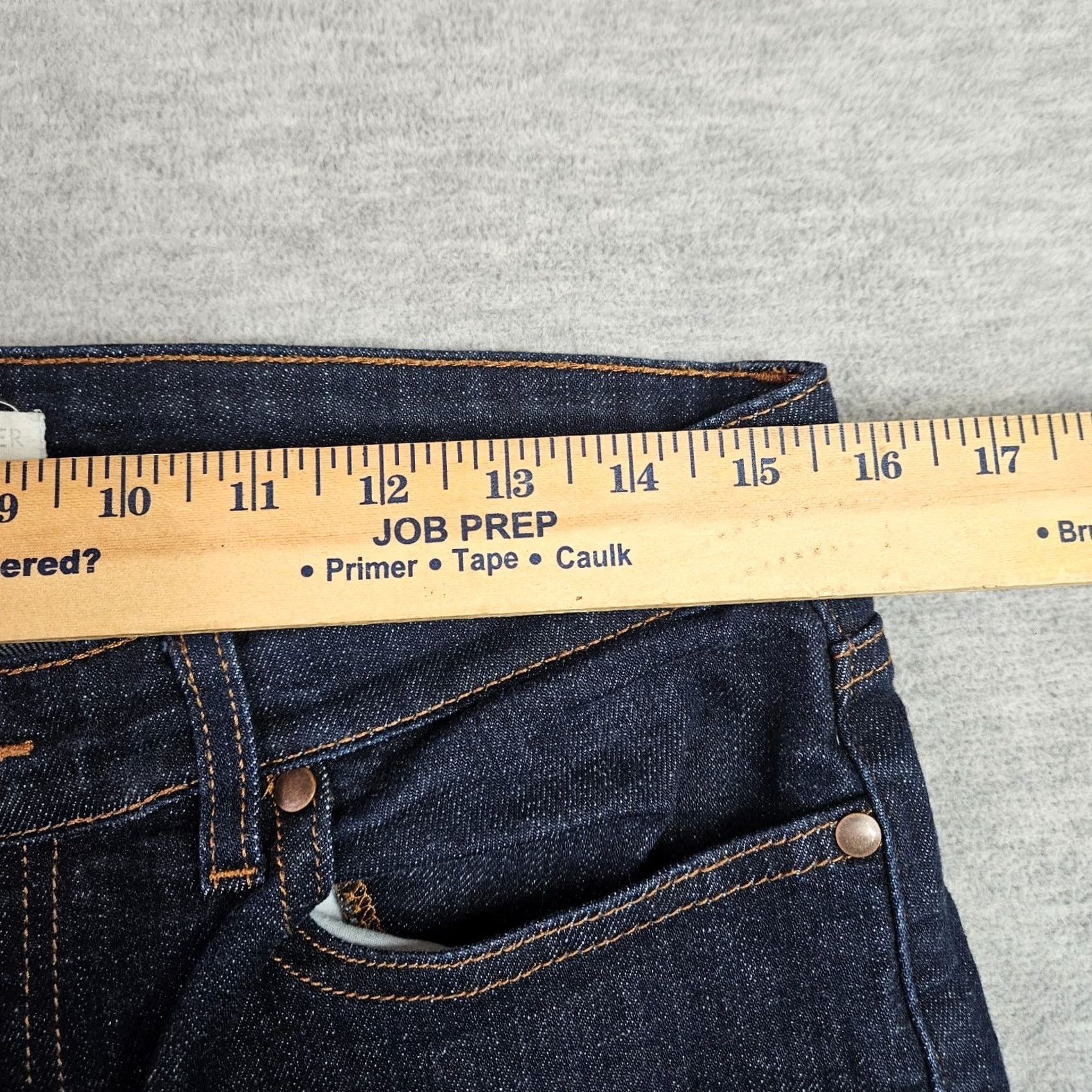 Eileen Fisher Eileen Fisher Women’s Slim Straight Jeans Dark Wash Mid Rise Size 8 Blue Cotton Size 30" / US 8 / IT 44 - 5 Thumbnail