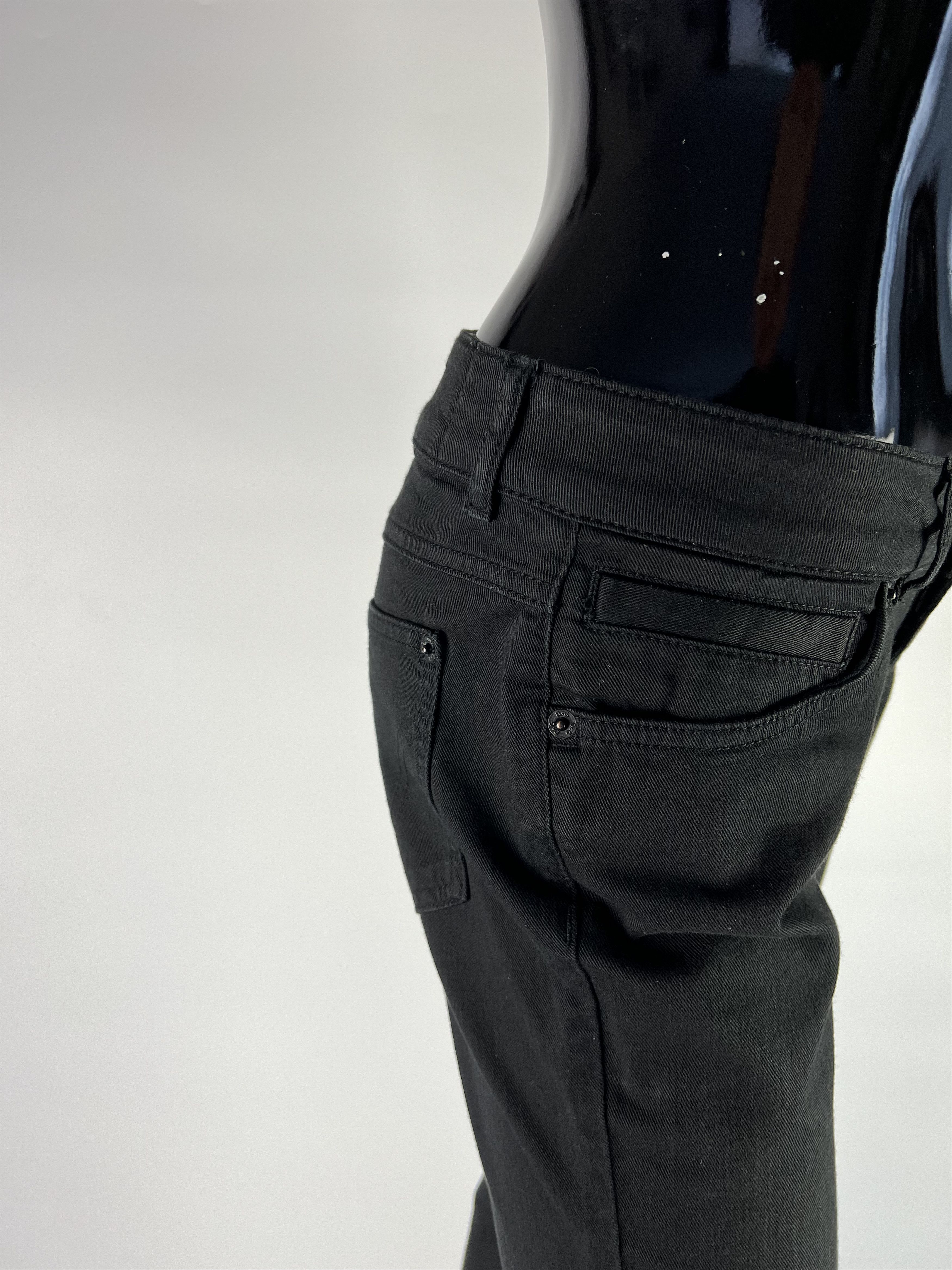 Dolce & Gabbana Dolce Gabbana Black Low Rise Skinny Jeans Size 26 Size 26" / US 2 / IT 38 - 6 Thumbnail