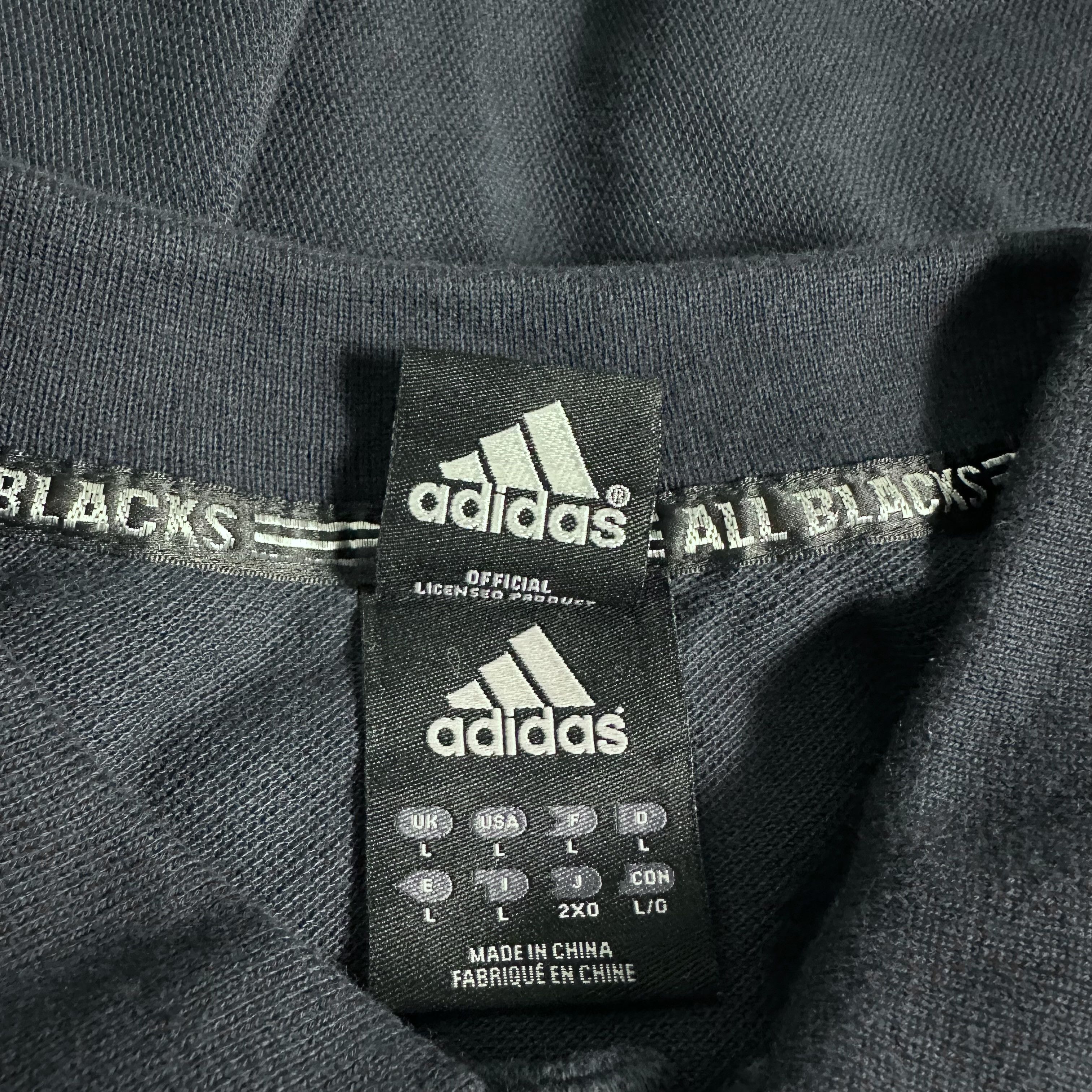 Adidas 🔥RARE🔥Vintage Adidas x All Blacks Sportwear Polo Shirt Size US L / EU 52-54 / 3 - 7 Thumbnail