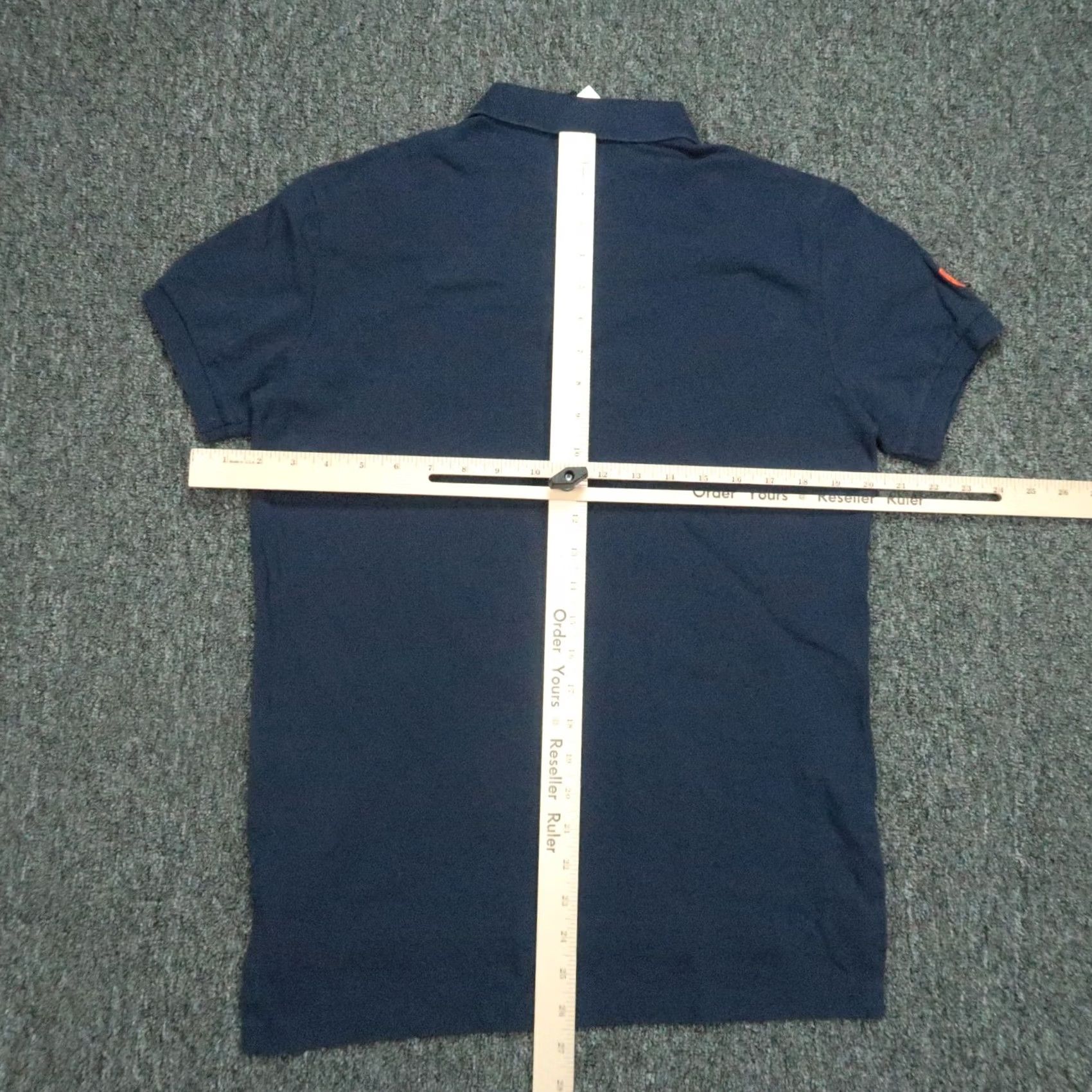 Polo Ralph Lauren VINTAGE Polo Ralph Lauren Shirt Mens Medium Navy Blue Big Pony Custom Fit Pique NWT Size US S / EU 44-46 / 1 - 6 Thumbnail
