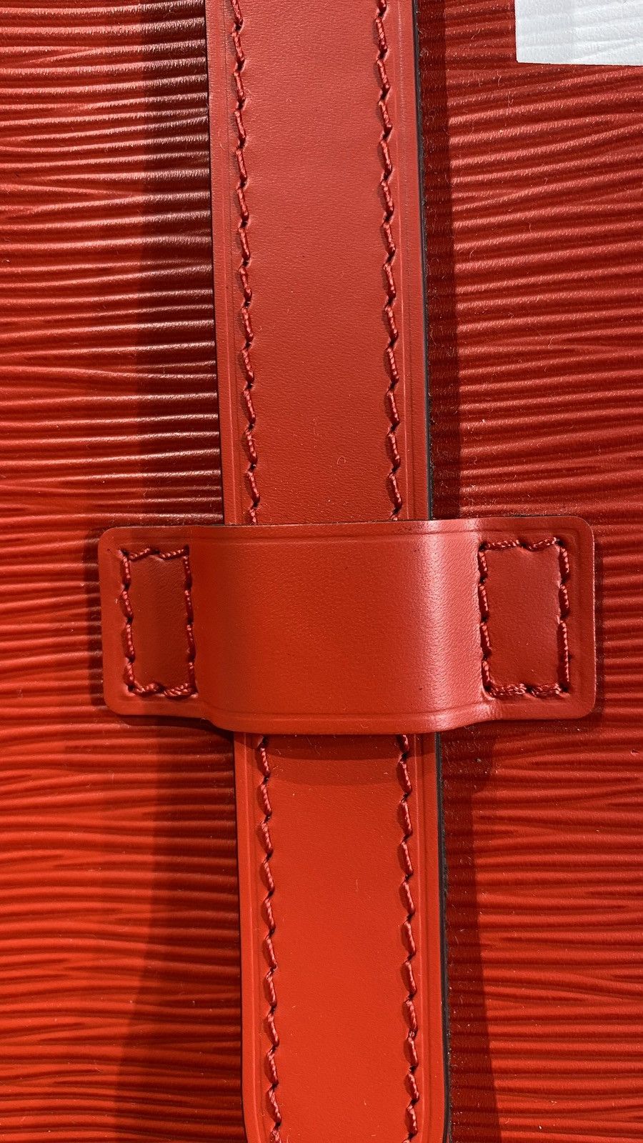 Louis Vuitton × Supreme Louis Vuitton X SUPREME Christopher backpack Red EPI Leather Size ONE SIZE - 9 Thumbnail