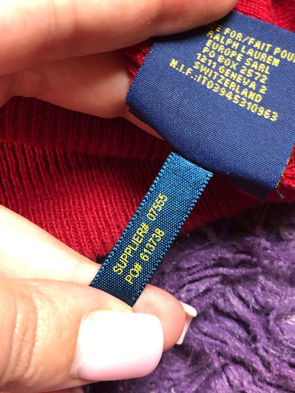 Polo Ralph Lauren Polo Ralph Lauren casual red crewnec Sweater Size US L / EU 52-54 / 3 - 6 Thumbnail