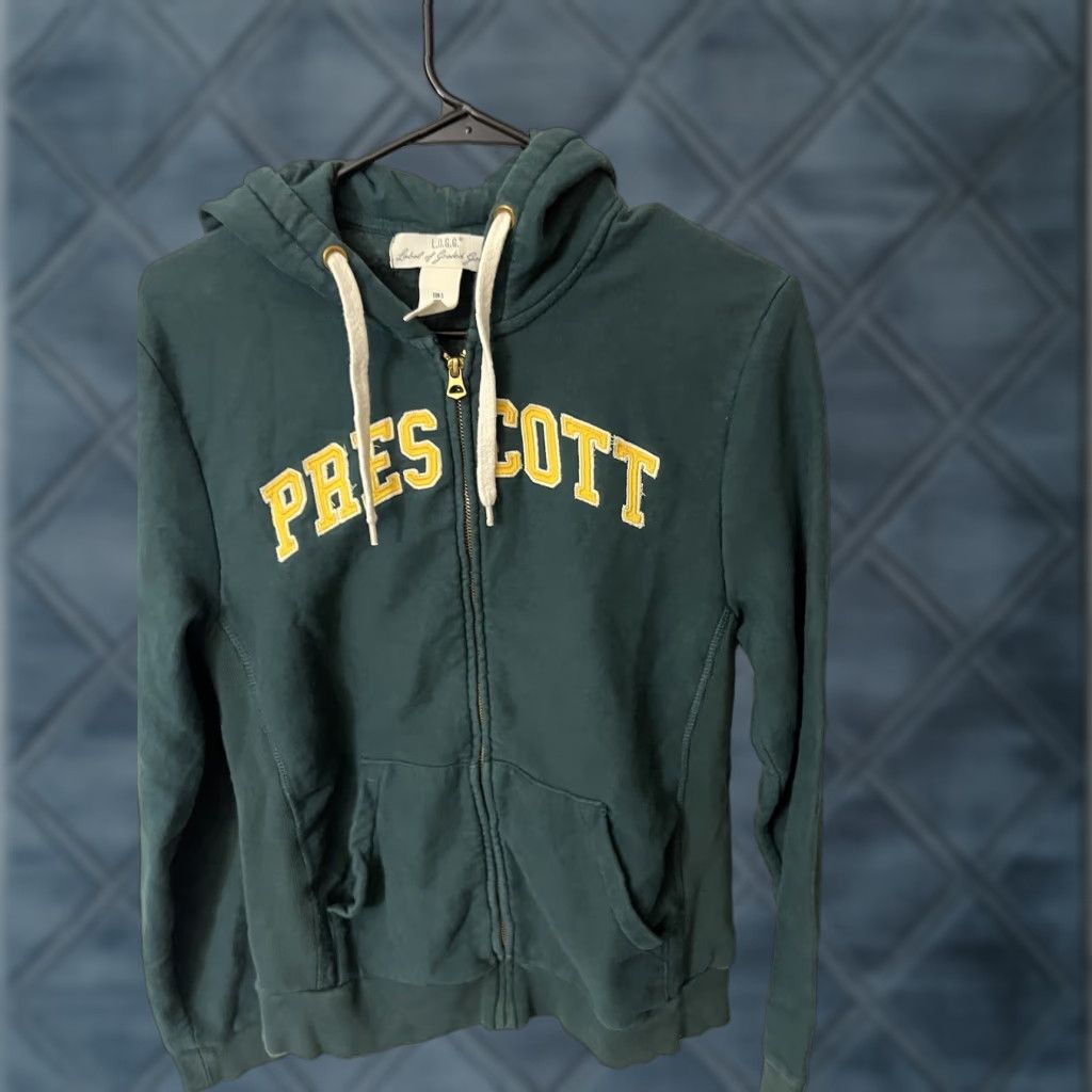 H&M L.O.G.G. By H&M Hoodie Men Green Full Zip Regular Size S Zip Pockets 90s Theme Size US S / EU 44-46 / 1 - 1 Thumbnail