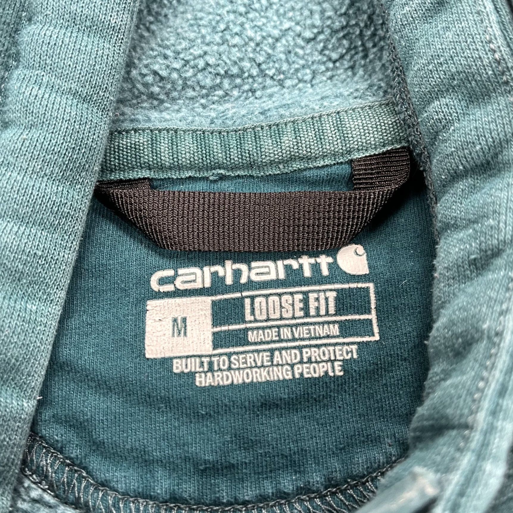 Carhartt Carhartt Hoodie Mens Medium Blue Loose Fit Midweight Sweatshirt Workwear K288 Size US M / EU 48-50 / 2 - 4 Thumbnail