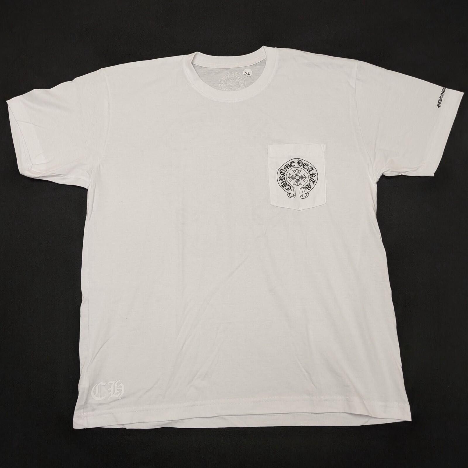 Chrome Hearts Chrome heart white pocket t shirt | Grailed