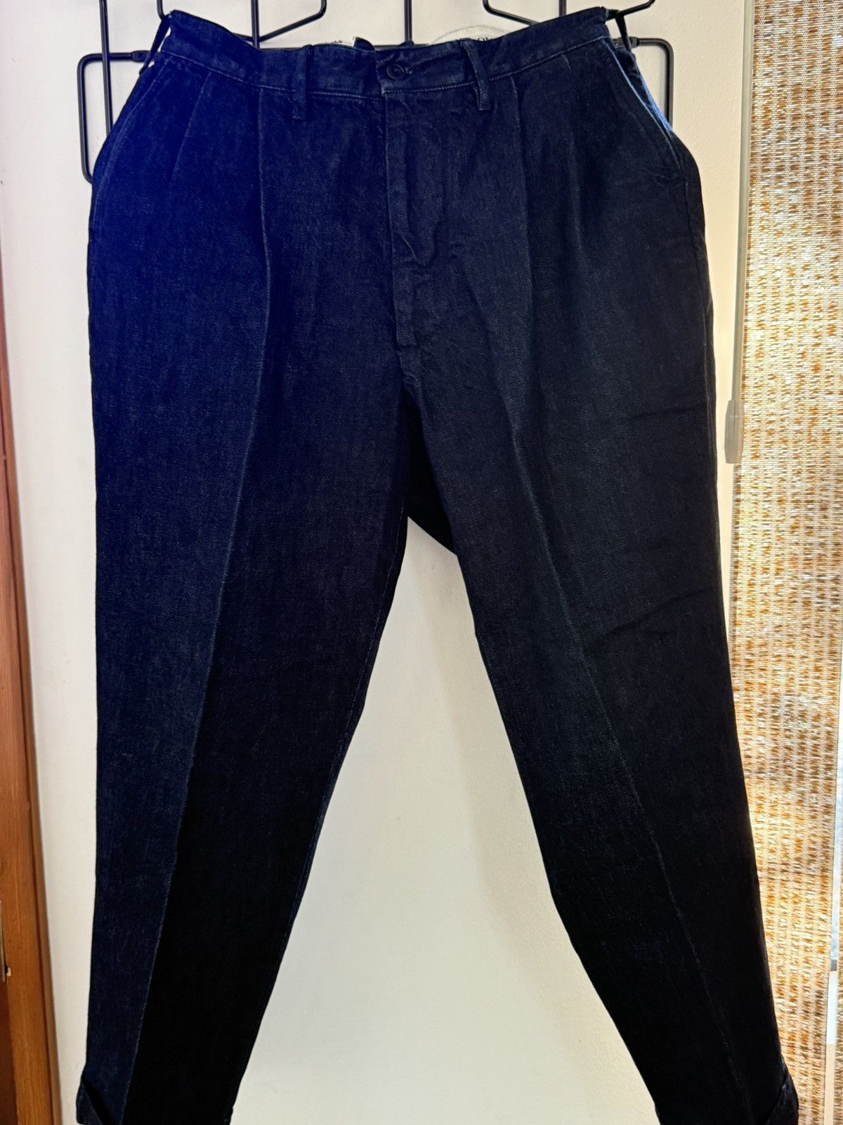 OMNIGOD Omnigod work pleated trousers Size US 30 / EU 46 - 1 Thumbnail