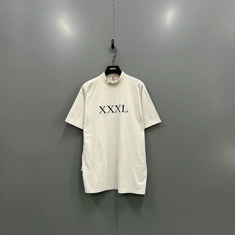 Balenciaga Balenciaga 3XL embroidered logo short-sleeved Size US S / EU 44-46 / 1 - 1 Thumbnail