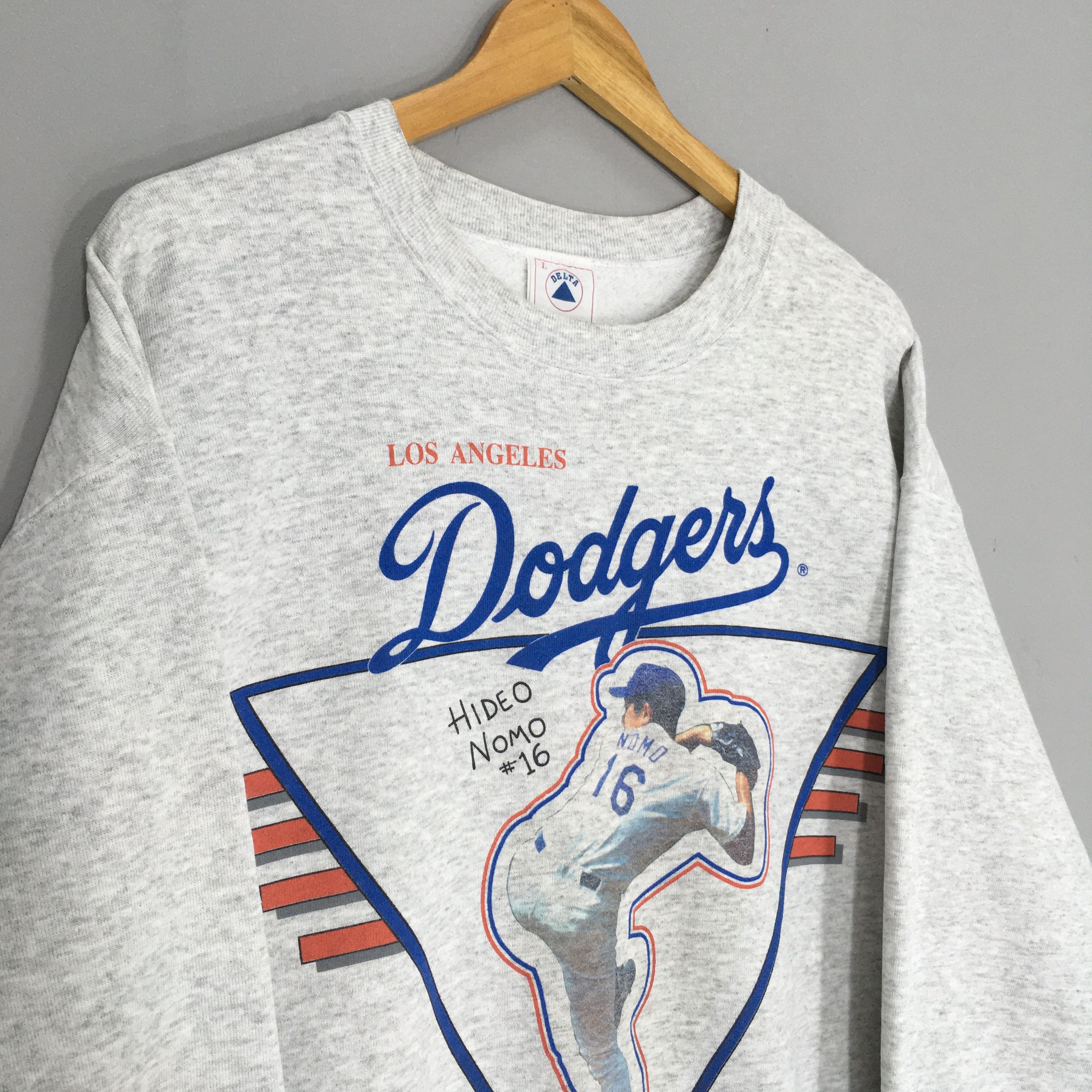 MLB × Vintage Vintage 90s Los Angeles Dodgers MLB Sweatshirt Large Size US L / EU 52-54 / 3 - 4 Thumbnail