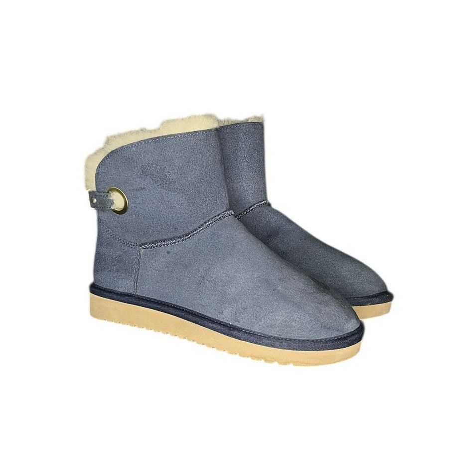 Koolaburra Koolaburra UGG Remley Mini Boots Insignia Blue Suede Size 6 Size US 6 / IT 36 - 3 Thumbnail