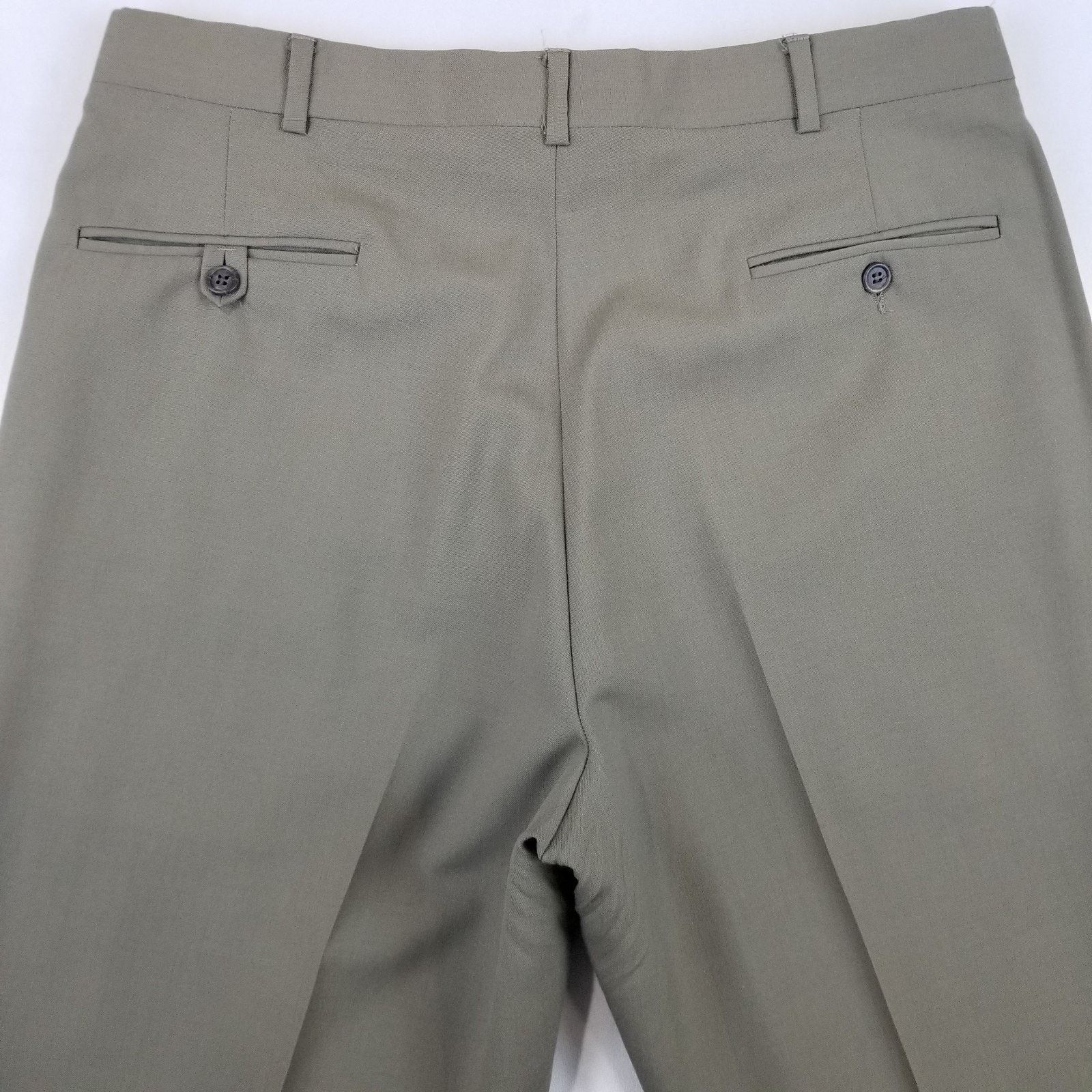 L.L. Bean LL Bean Pants Mens 36 Pleated Cuffed Made in USA Trousers Size US 36 / EU 52 - 4 Thumbnail