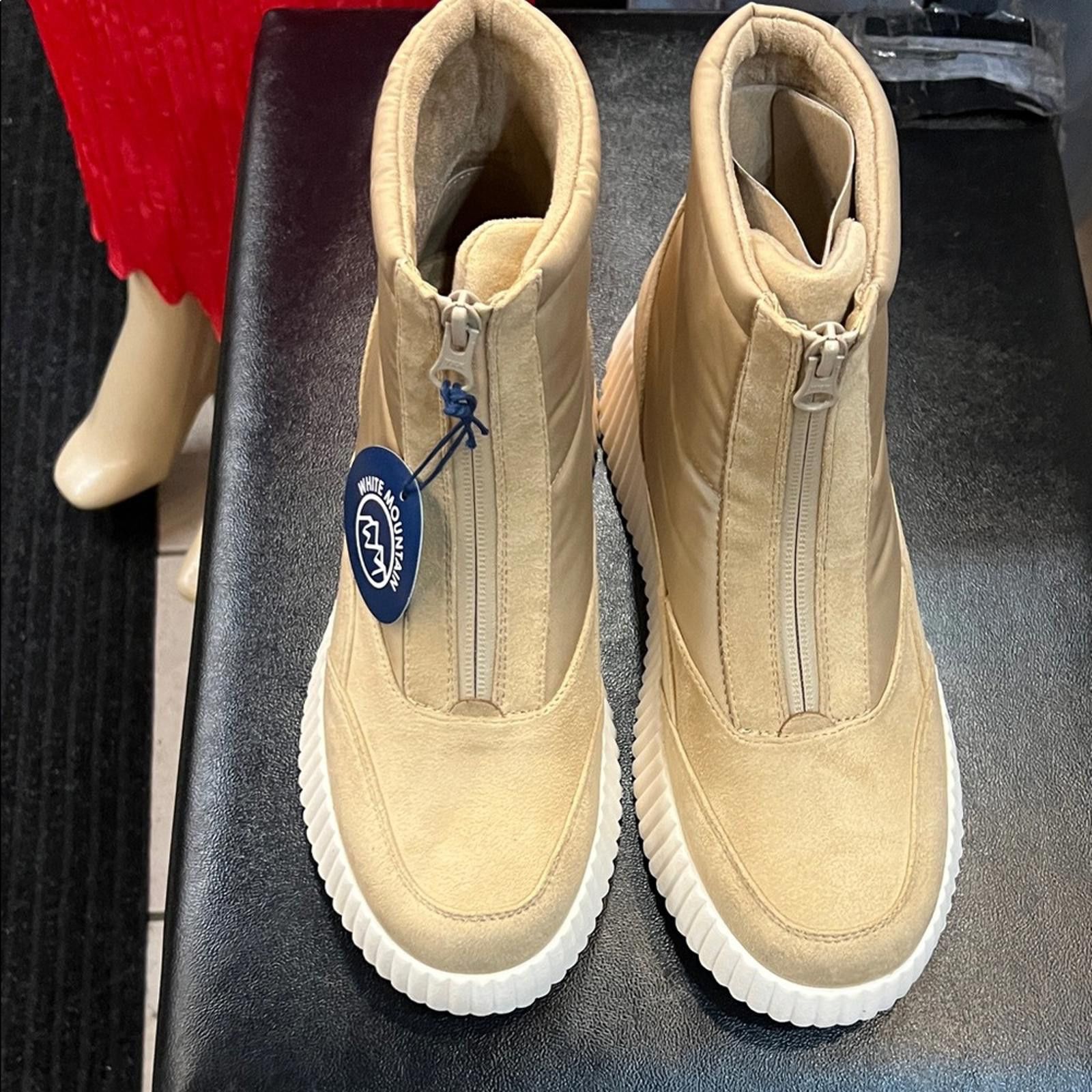 White Mountaineering White Mountain women’s Beige Boots Size US 9.5 / IT 39.5 - 3 Thumbnail