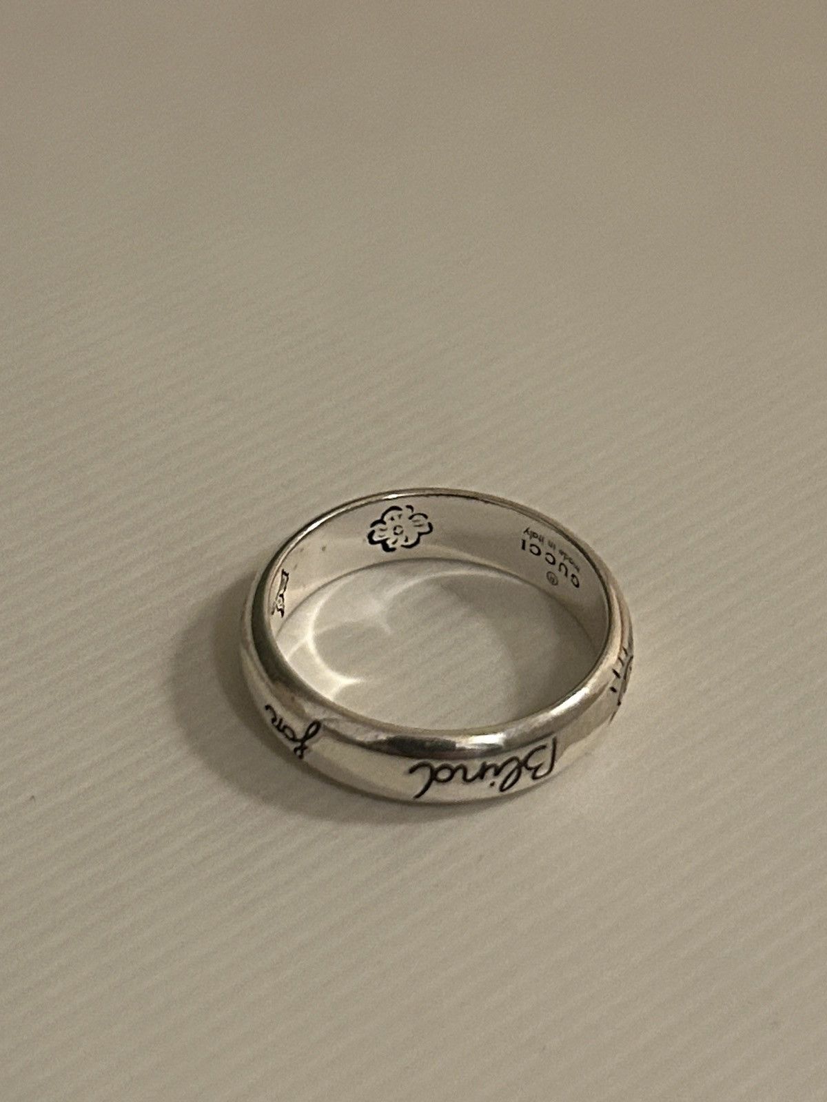 Gucci Gucci Blind for Love Ring Silver Ag 925 455247 Size ONE SIZE - 5 Thumbnail
