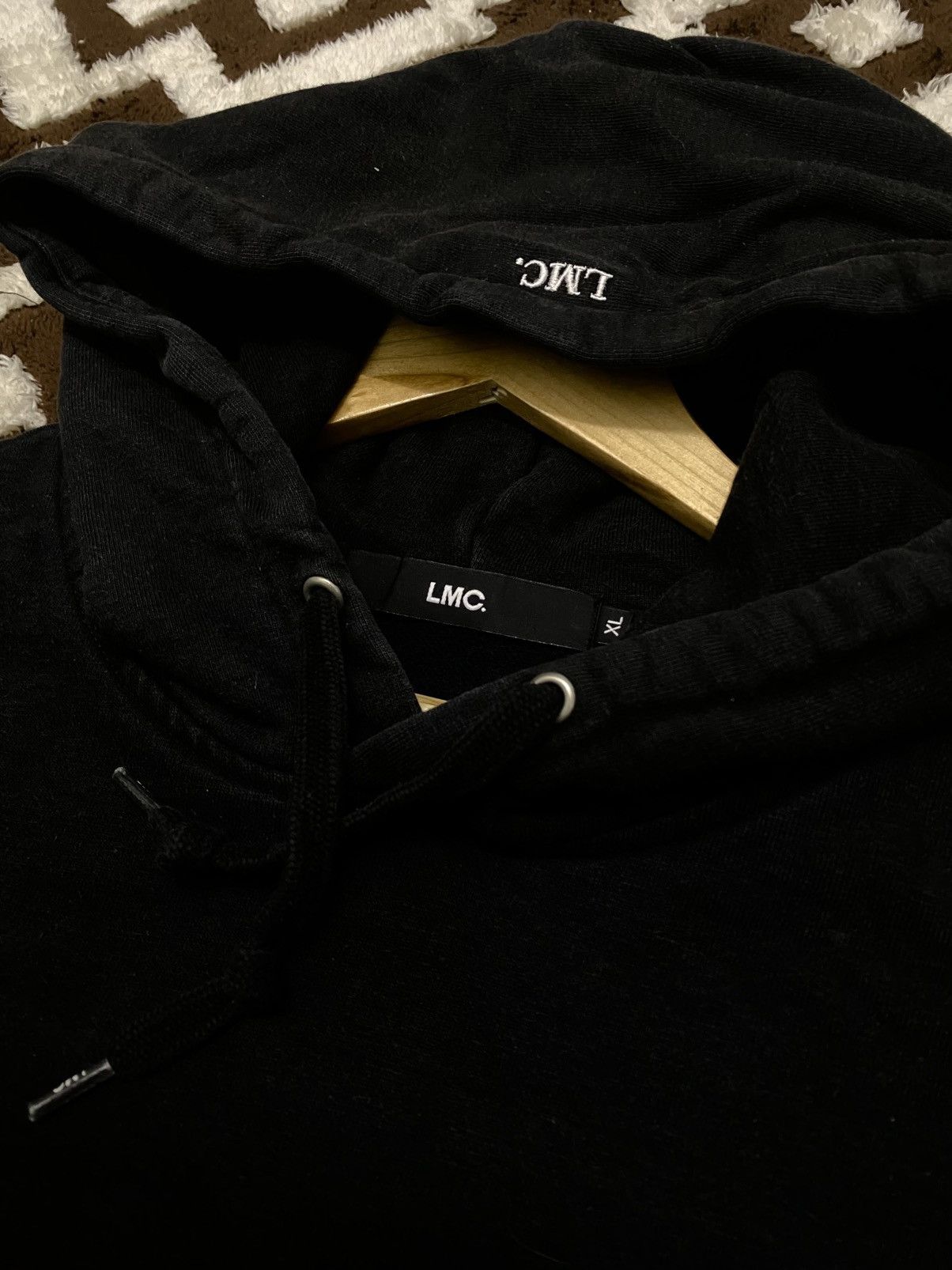 Designer × Vintage RARE VINTAGE LMC WORK HOODIE Size US XL / EU 56 / 4 - 2 Thumbnail