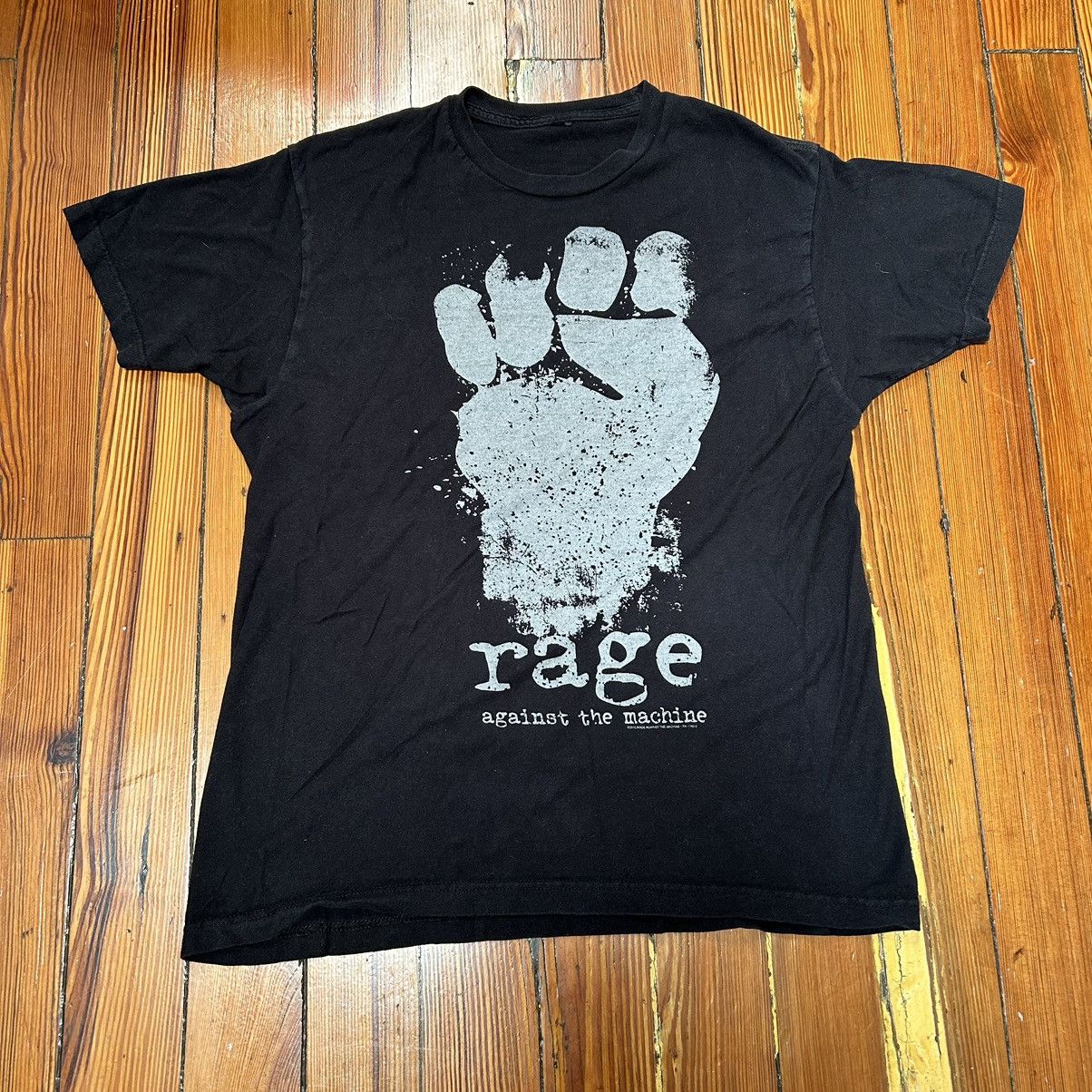 Maglietta Ufficiale Rage Against The Machine Fist - T-Shirt Piccola (Small) Con Grafica Dettagliata, Merchandising Musica - 4