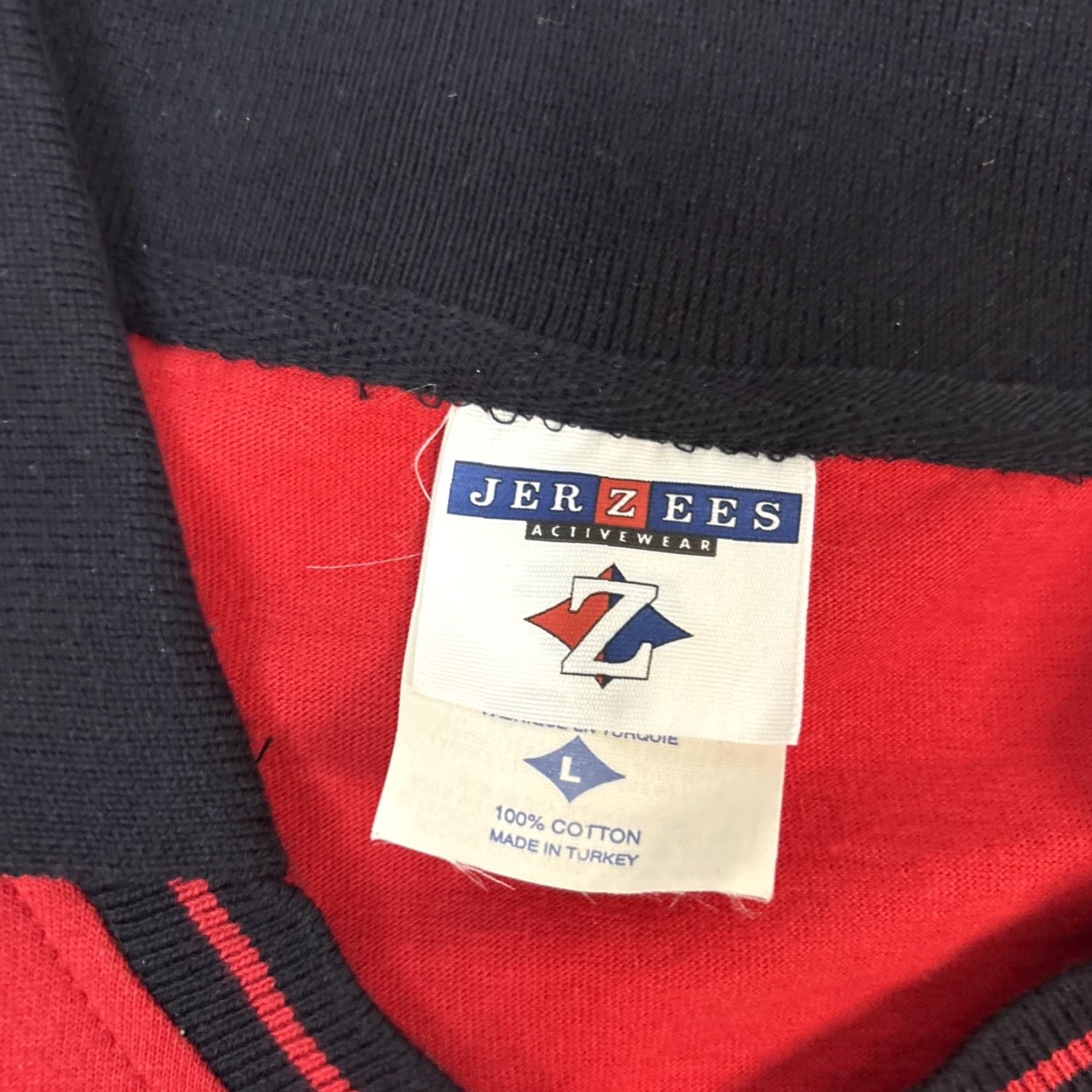 Vintage VINTAGE Winston No Bull Red Collared T-Shirt Tobacco Jerzees XL Men’s Size US XL / EU 56 / 4 - 3 Thumbnail